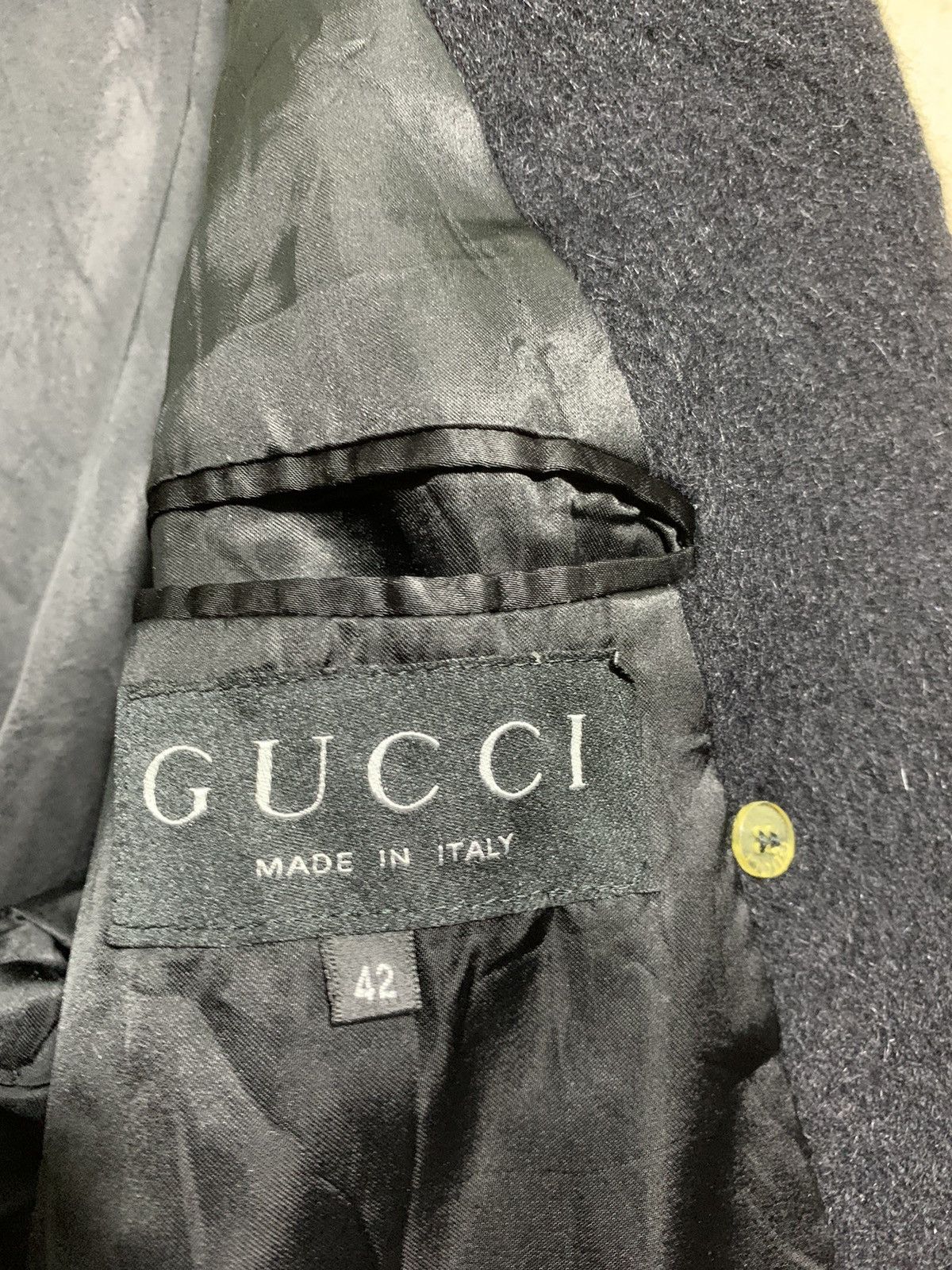 Gucci 🔥GUCCI ALPACA MOHAIR DOUBLE BREAST COAT JACKETS Size US XS / EU 42 / 0 - 12 Thumbnail