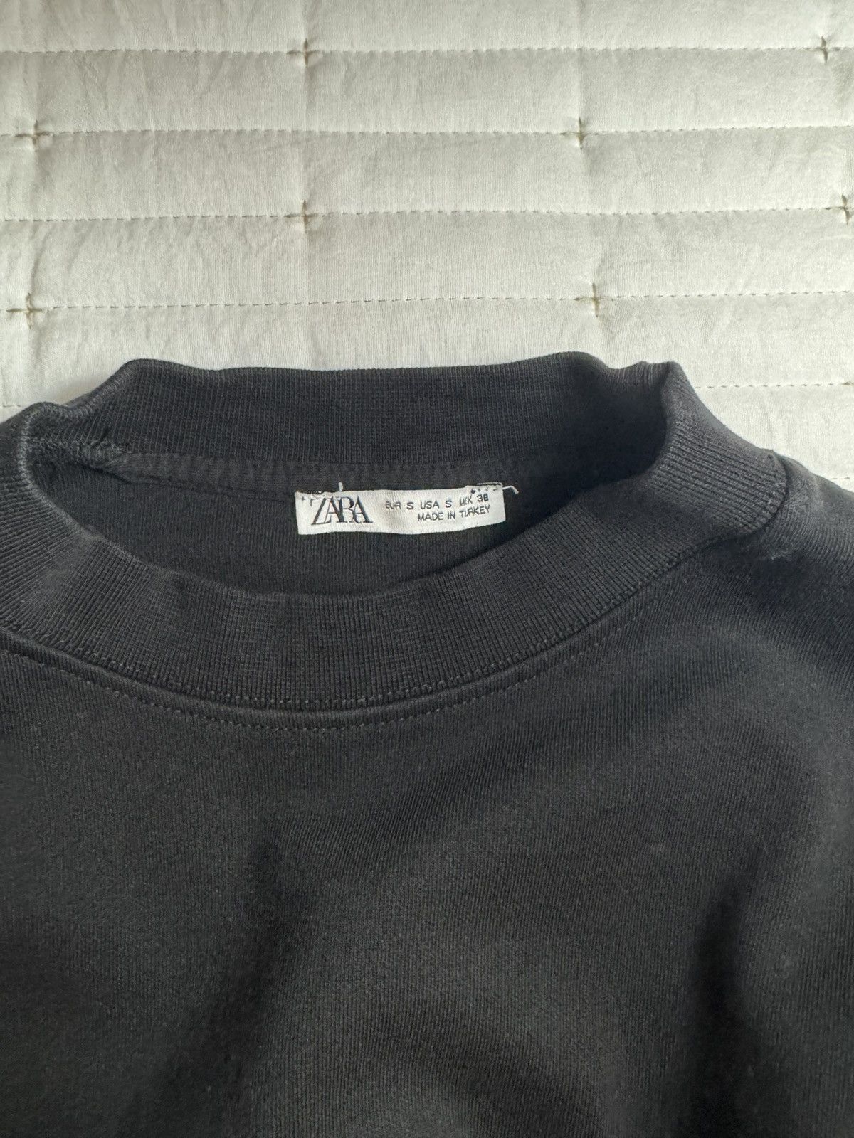 Zara Zara Black Tee Size US XS / EU 42 / 0 - 3 Thumbnail