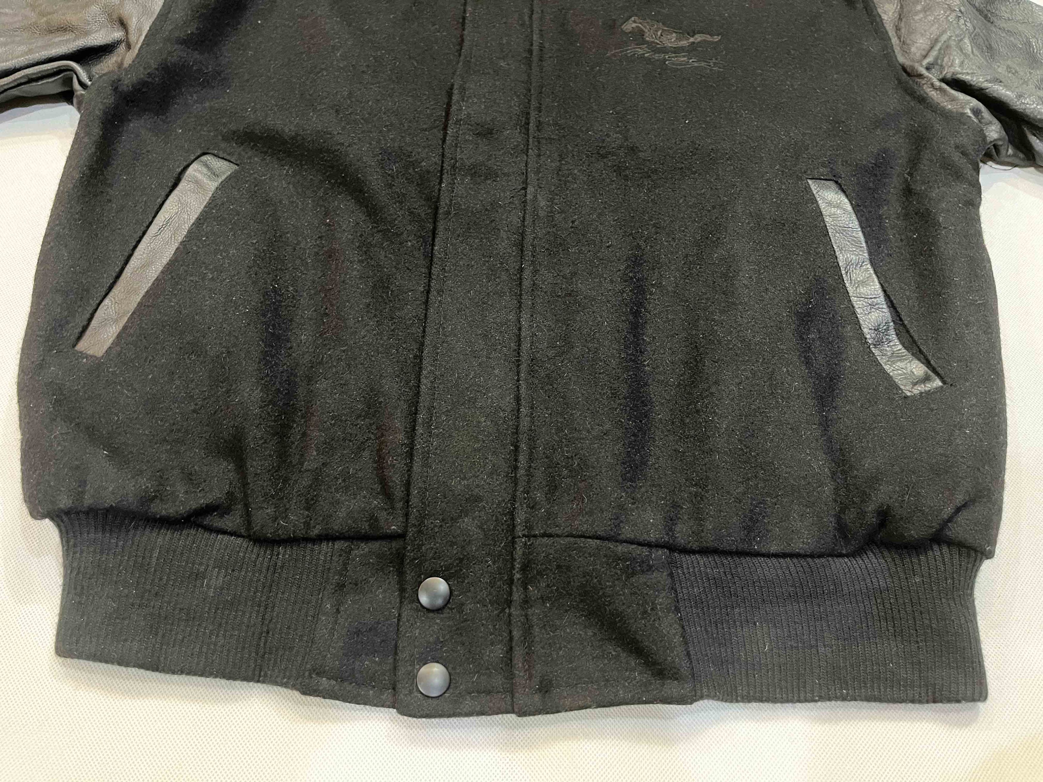 Mustang × Vintage Vintage Mustang Ford Wool Leather Jacket Size US S / EU 44-46 / 1 - 4 Thumbnail
