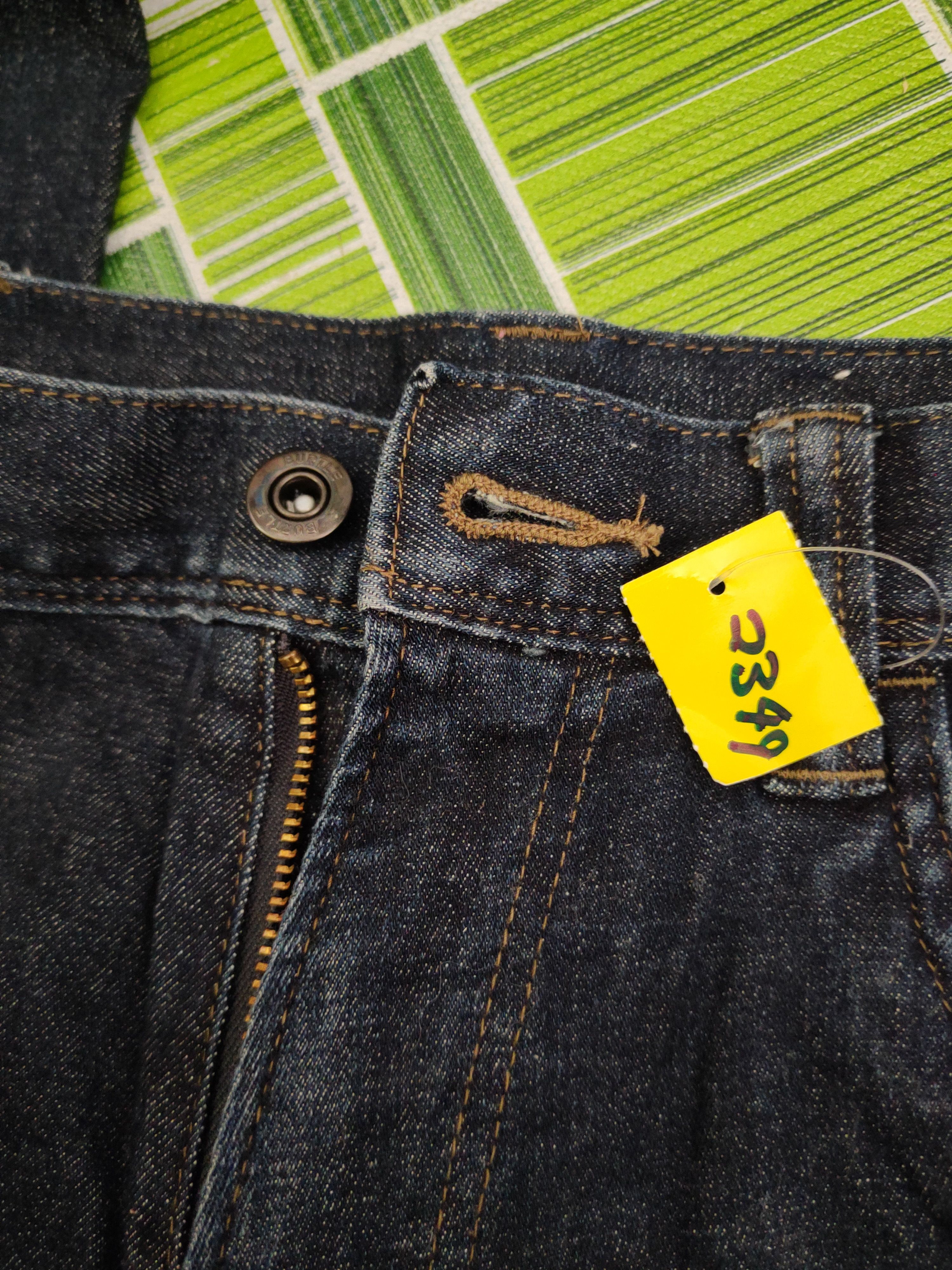Japanese Brand DL Burtle Dark Blue Distressed Ripped Jeans #2349 Size US 30 / EU 46 - 17 Thumbnail