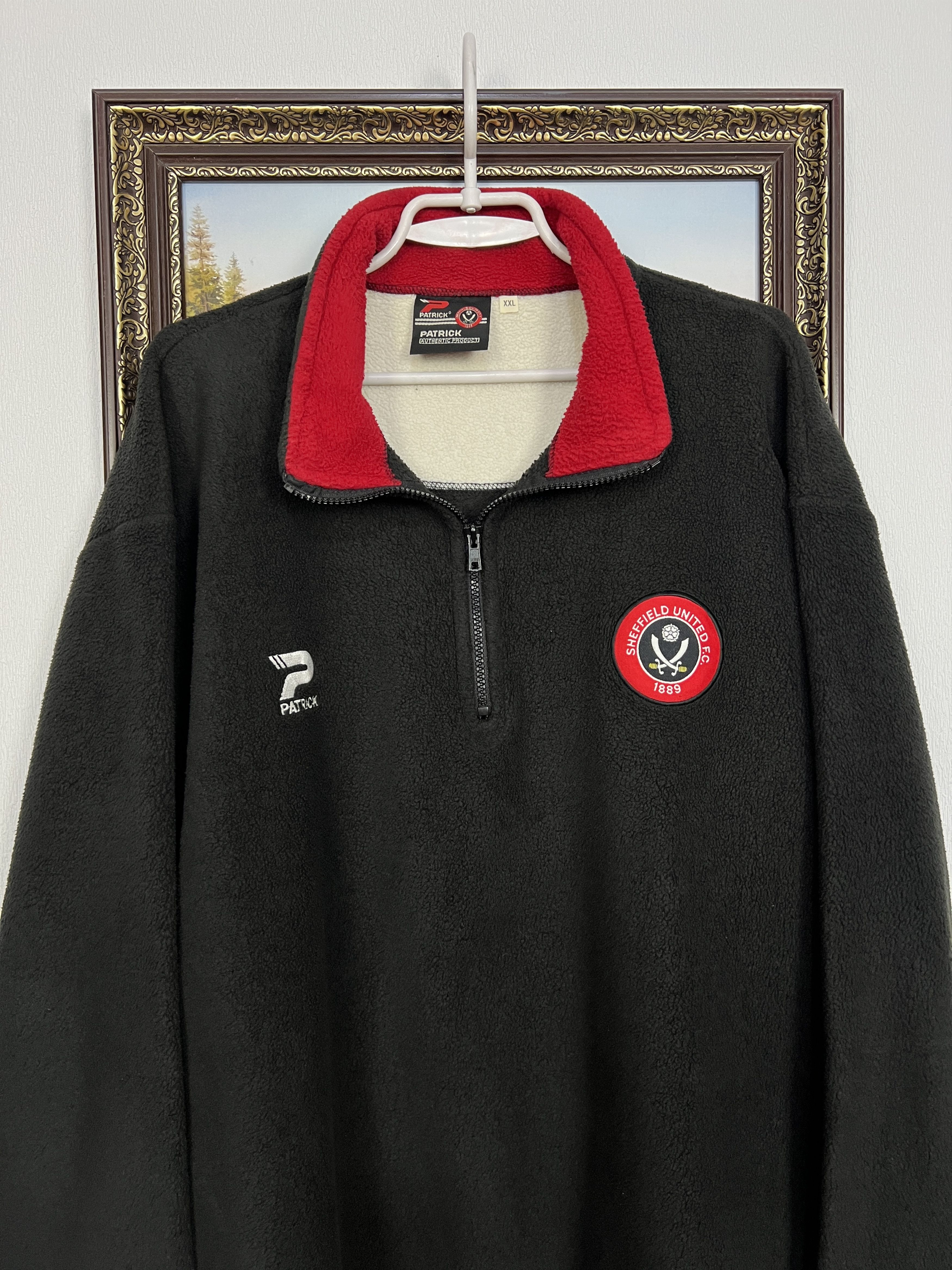 Vintage Vintage Sheffield United Football Fleece Jacket Track Top Size US XXL / EU 58 / 5 - 2 Thumbnail