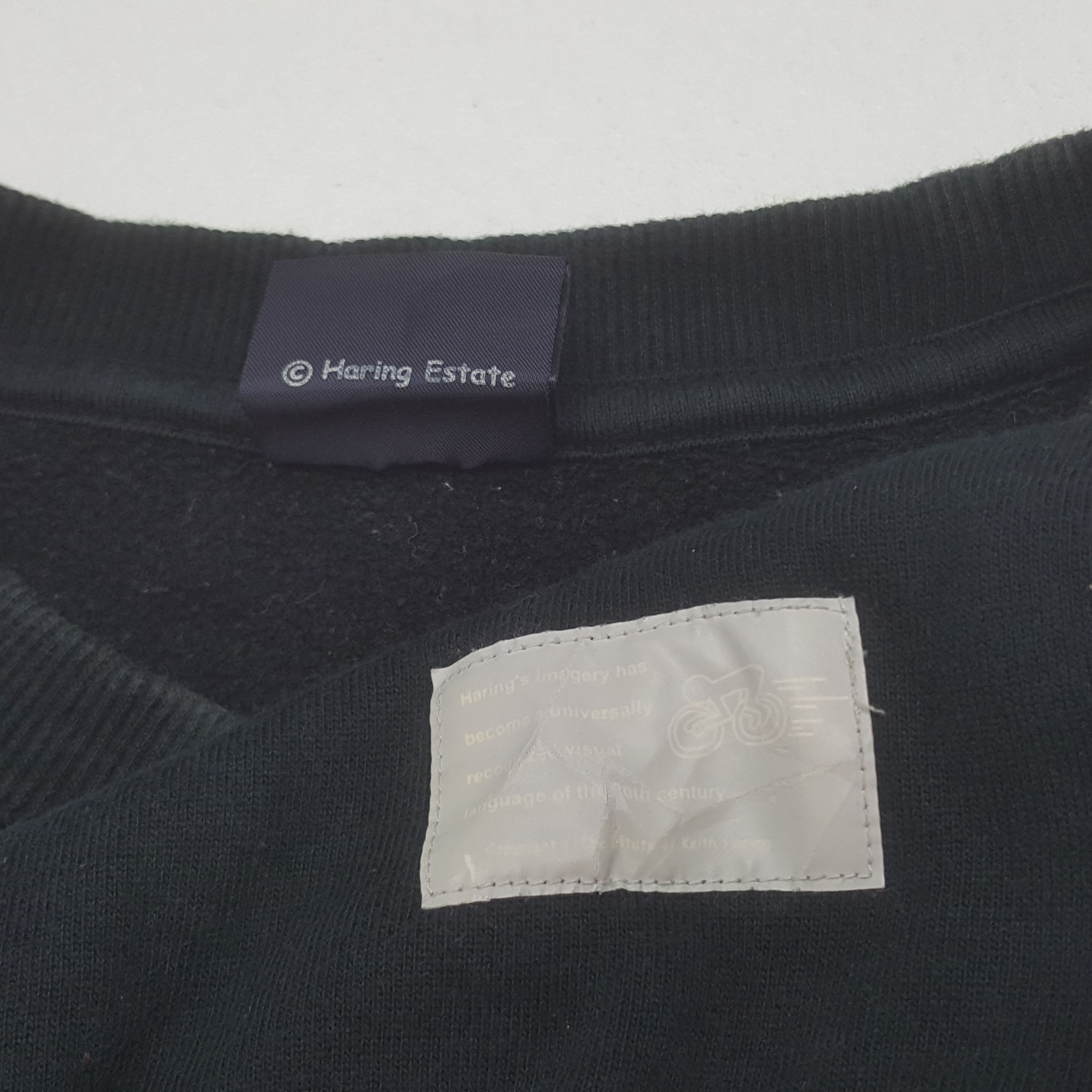 Keith Haring Vintage Keith Haring City Cycles Sweatshirt C317N14 Size US L / EU 52-54 / 3 - 6 Thumbnail
