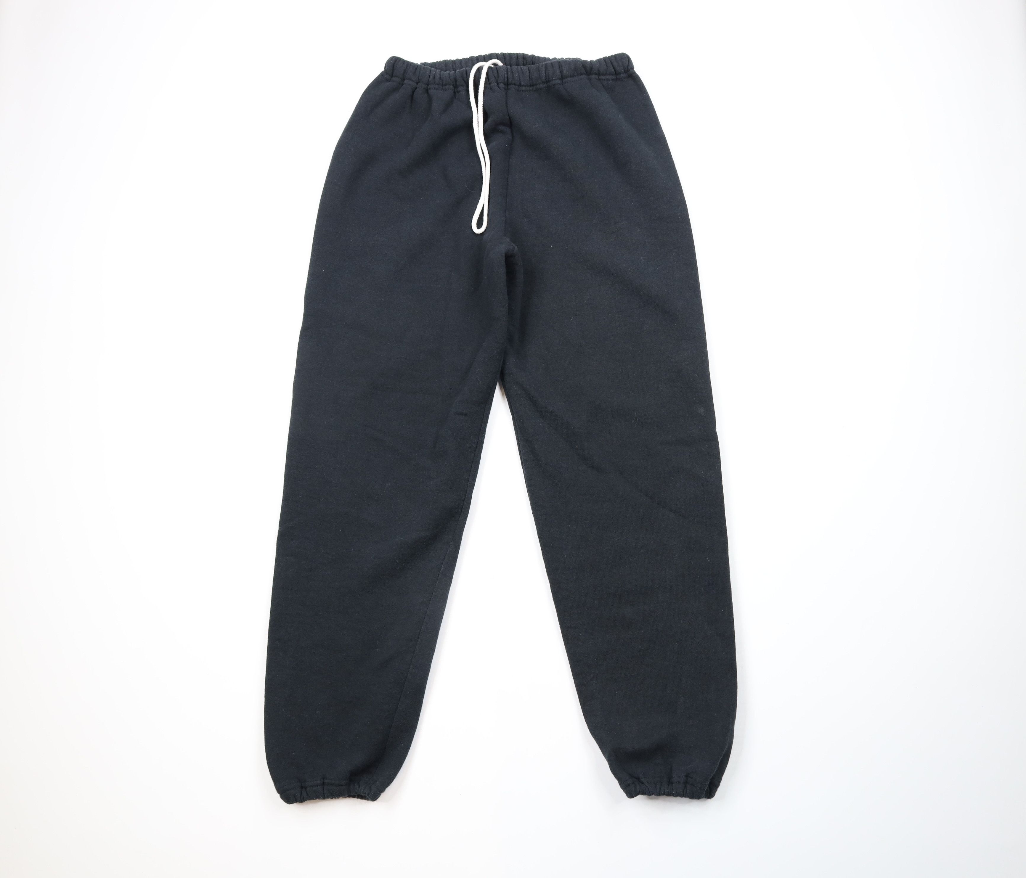 Russell Athletic × Vintage Vintage 90s Russell Athletic Sweatpants Joggers Black USA Size US 34 / EU 50 - 1 Thumbnail