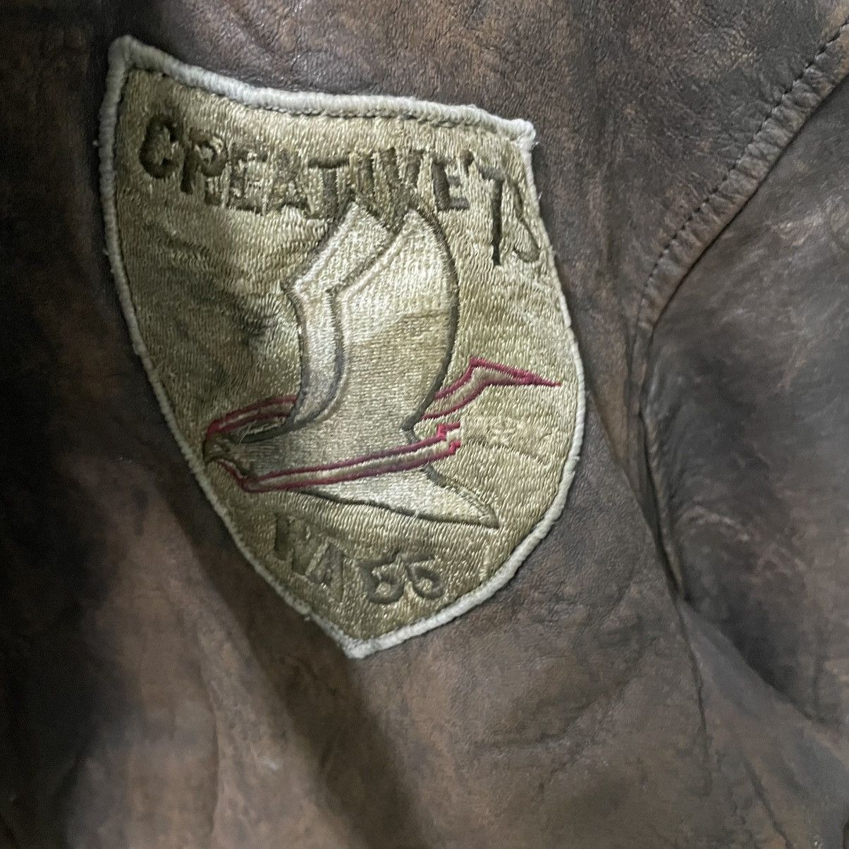Other vintage leather air force bomber jacket Size US L / EU 52-54 / 3 - 5 Thumbnail