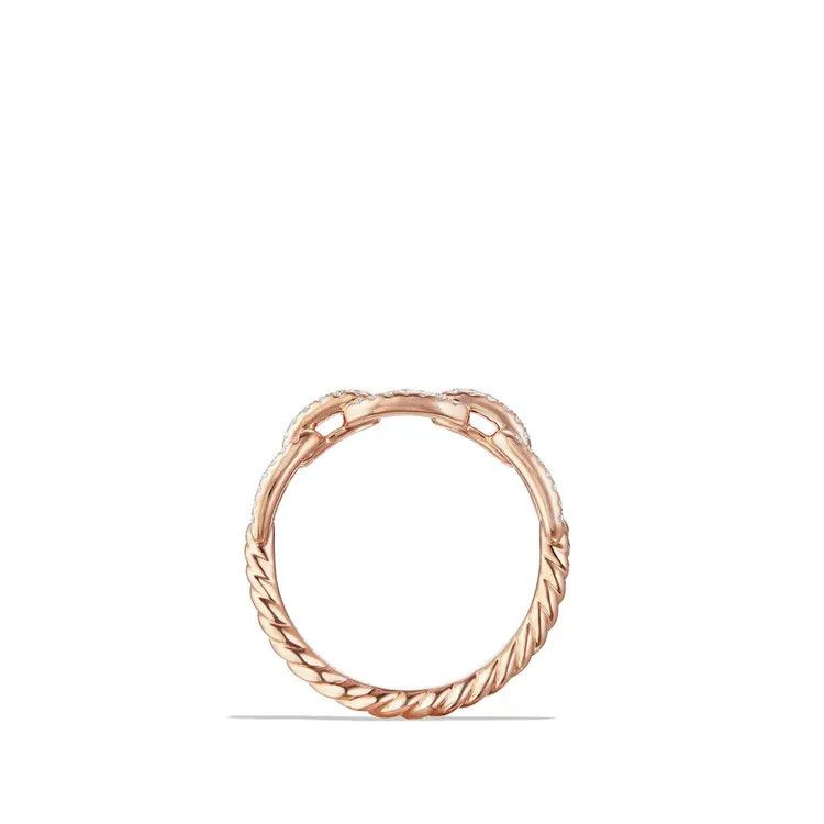 David Yurman o1s1wg111025 R13037D /Size 8 /Chain Link Ring in Golden Size ONE SIZE - 2 Thumbnail