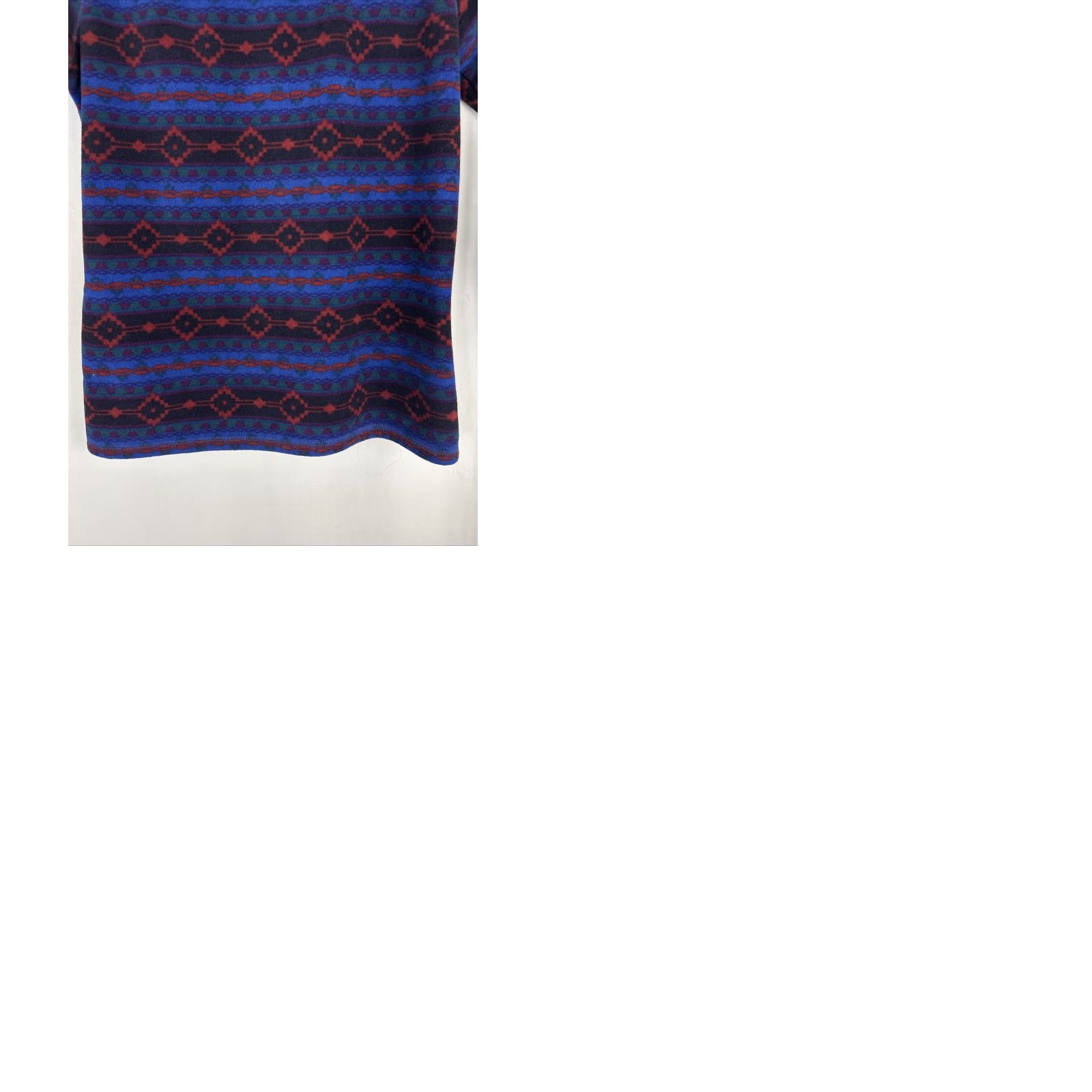 Eddie Bauer Eddie Bauer Women's Jacket 1/4 Zip Fleece Southwestern Aztec Blue Multicolor L Size L / US 10 / IT 46 - 10 Thumbnail