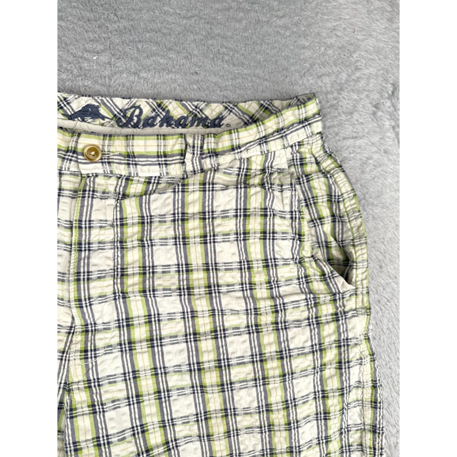 Tommy Bahama Tommy Bahama Shorts Men 38 Green Plaid 100% Cotton Woven Beach Vacation 36x9 Mens Size US 38 / EU 54 - 5 Thumbnail