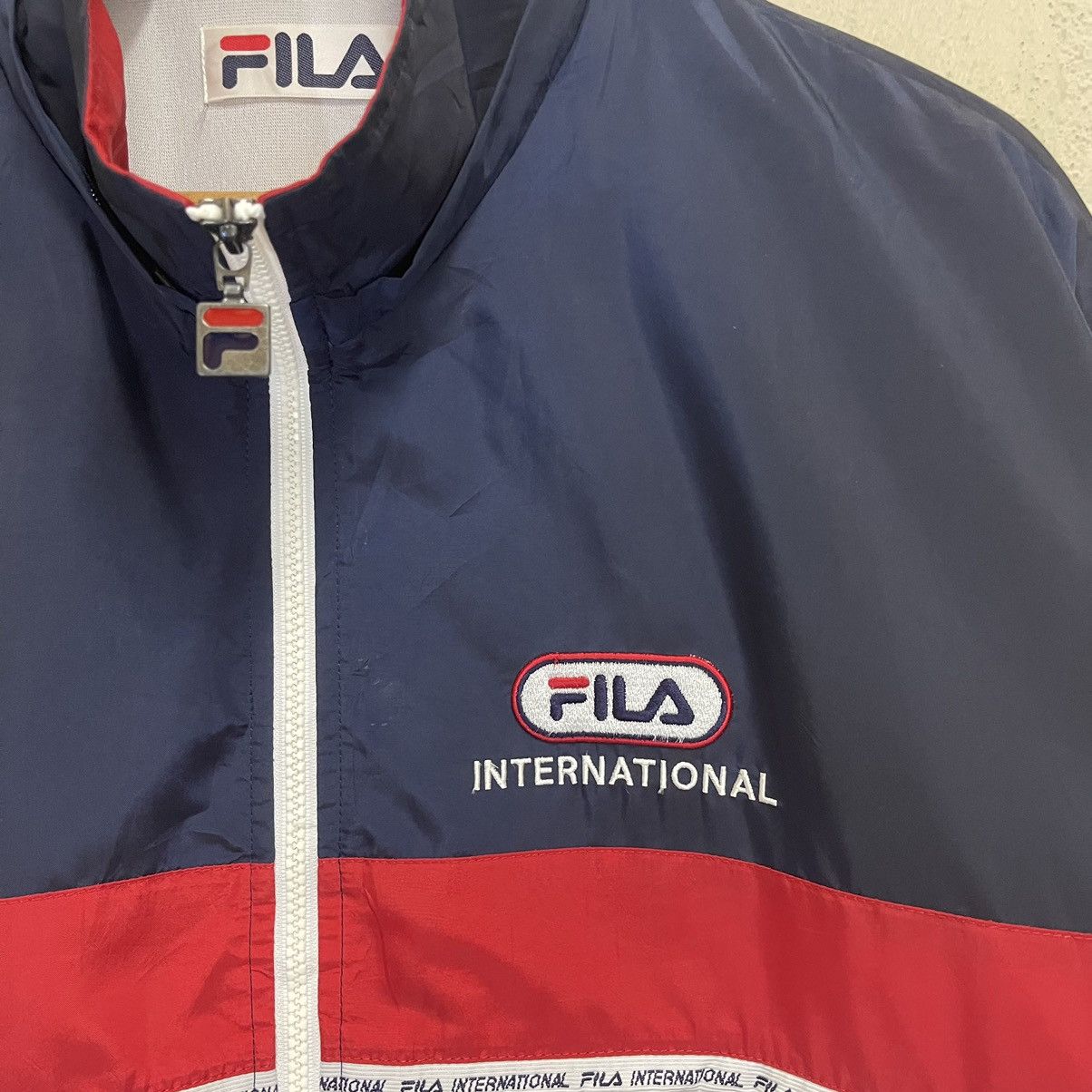 Fila Vintage Fila Small Logo Fullzip Light Jacket Size US XL / EU 56 / 4 - 5 Thumbnail