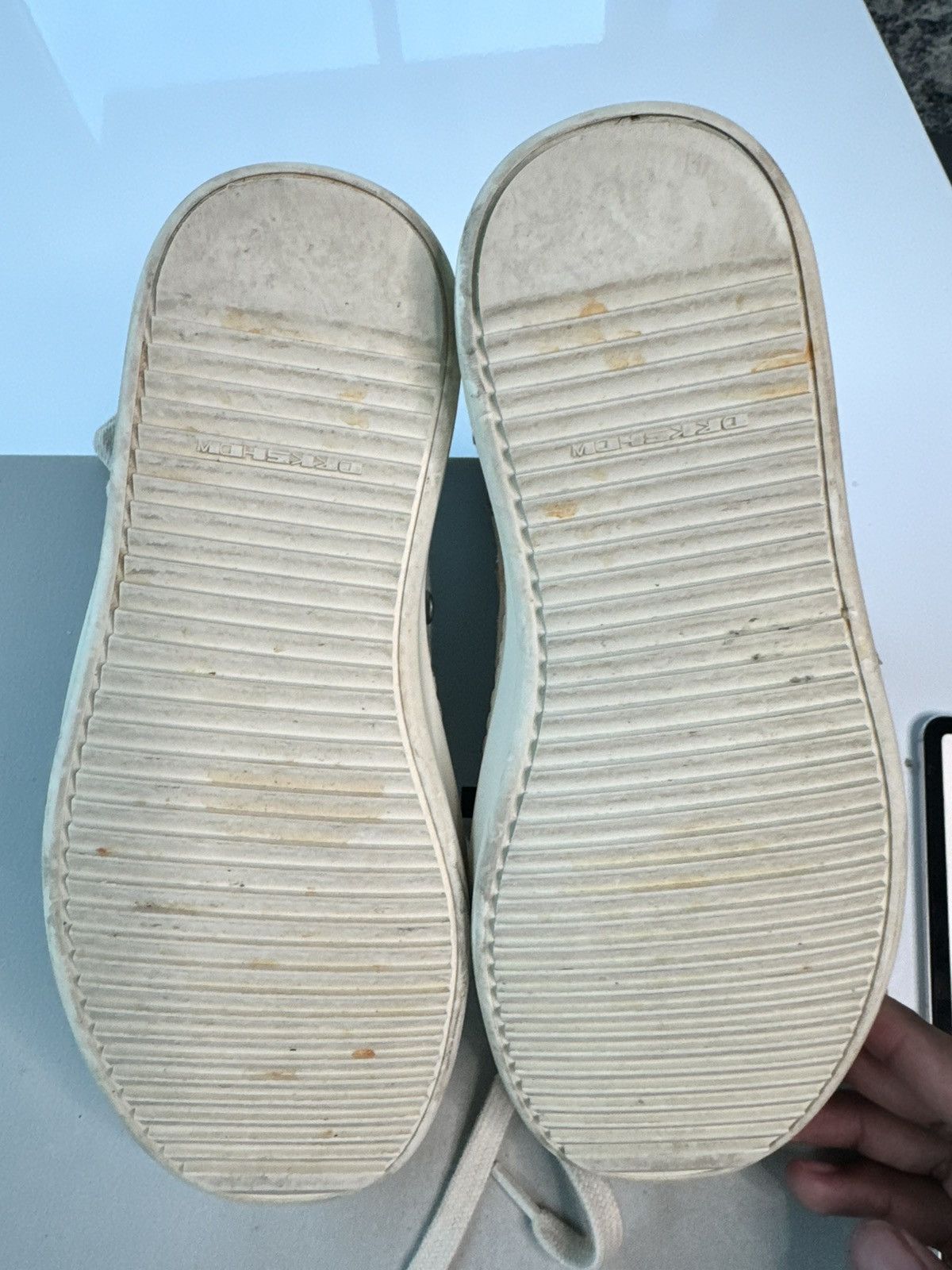Rick Owens Rick Owen’s ramones high milk Size US 6.5 / IT 36.5 - 5 Thumbnail