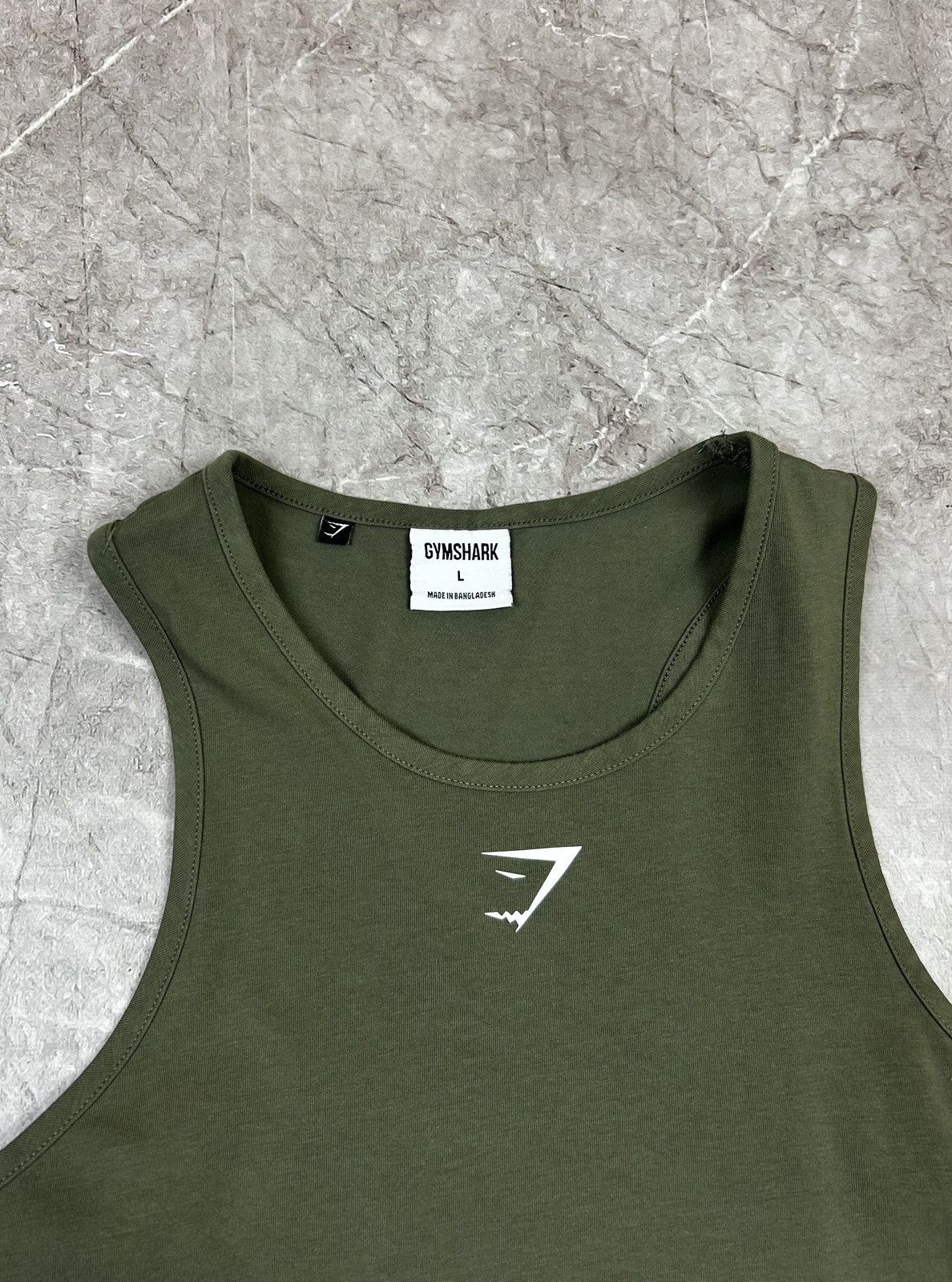 Gymshark Mens Gymshark legacy drop arm tank top T-shirt tee Size US L / EU 52-54 / 3 - 3 Thumbnail