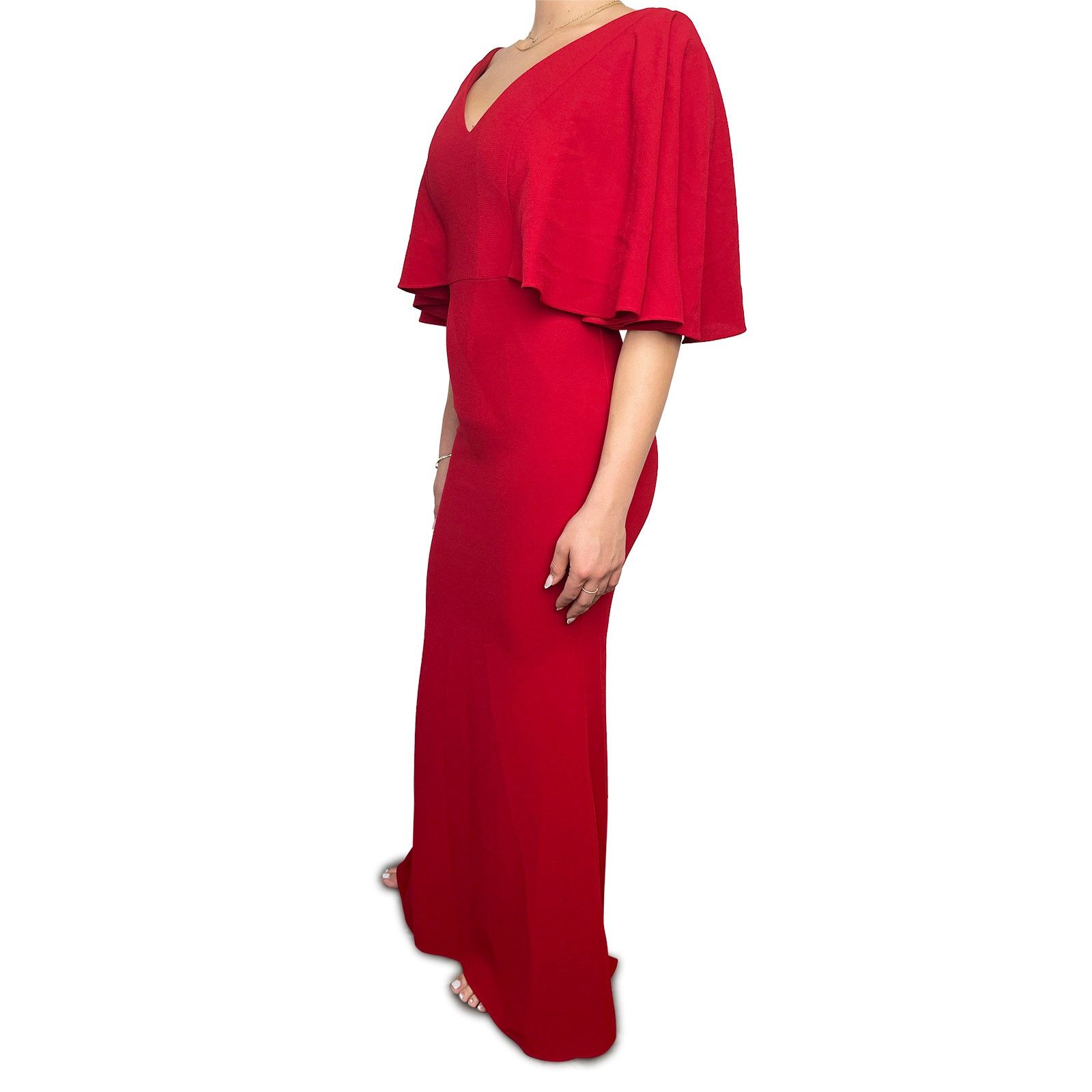 Badgley Mischka Red gown Size XS / US 0-2 / IT 36-38 - 3 Thumbnail