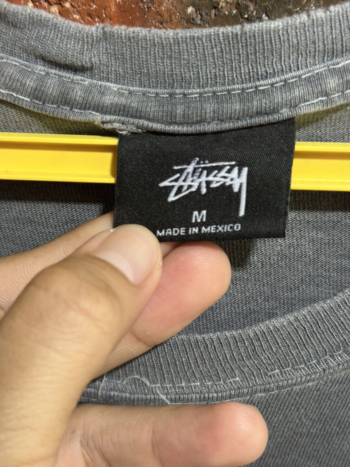 Stussy Thrashed Vintage Stussy Signature Faded Grunge Tee Size US L / EU 52-54 / 3 - 4 Thumbnail
