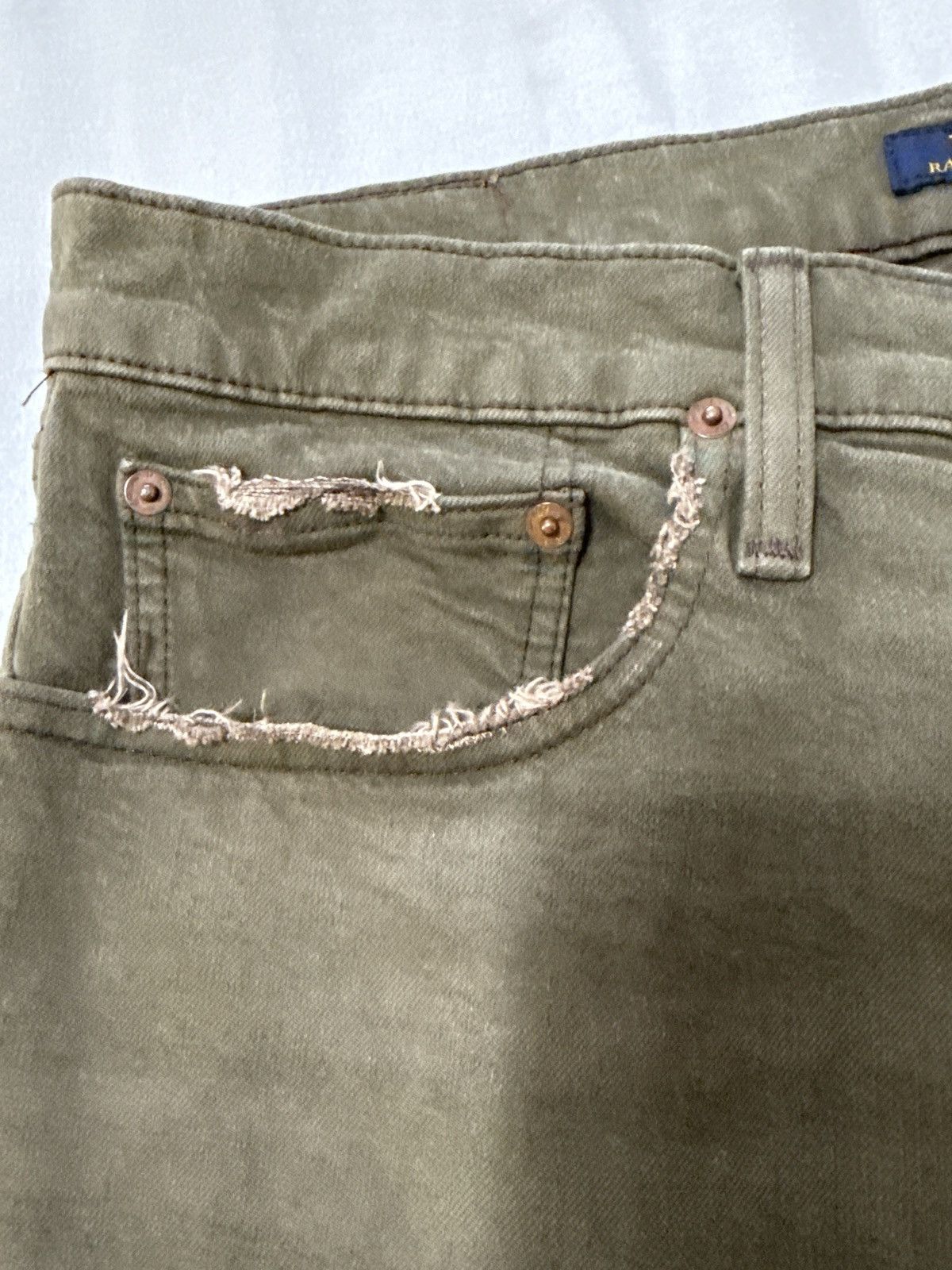 Polo Ralph Lauren Polo Ralph Lauren Hampton Relaxed Straight Olive green 32/30 Size US 32 / EU 48 - 7 Thumbnail