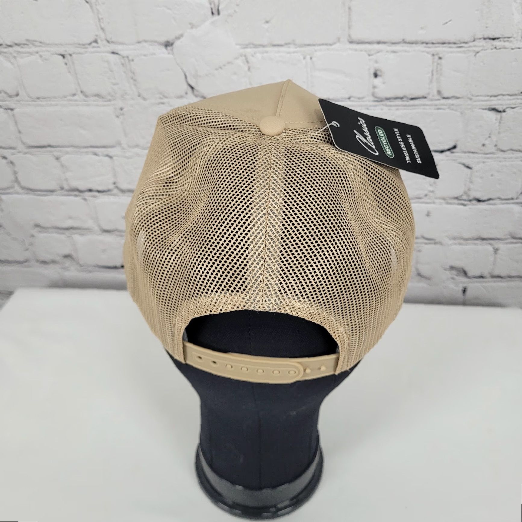 Vintage NWD Studio 3 King Cap Trucker Hat Men One Size Brown Adjustable Recycled Materials Classic 90s Style Mens Cap Size ONE SIZE - 2 Thumbnail
