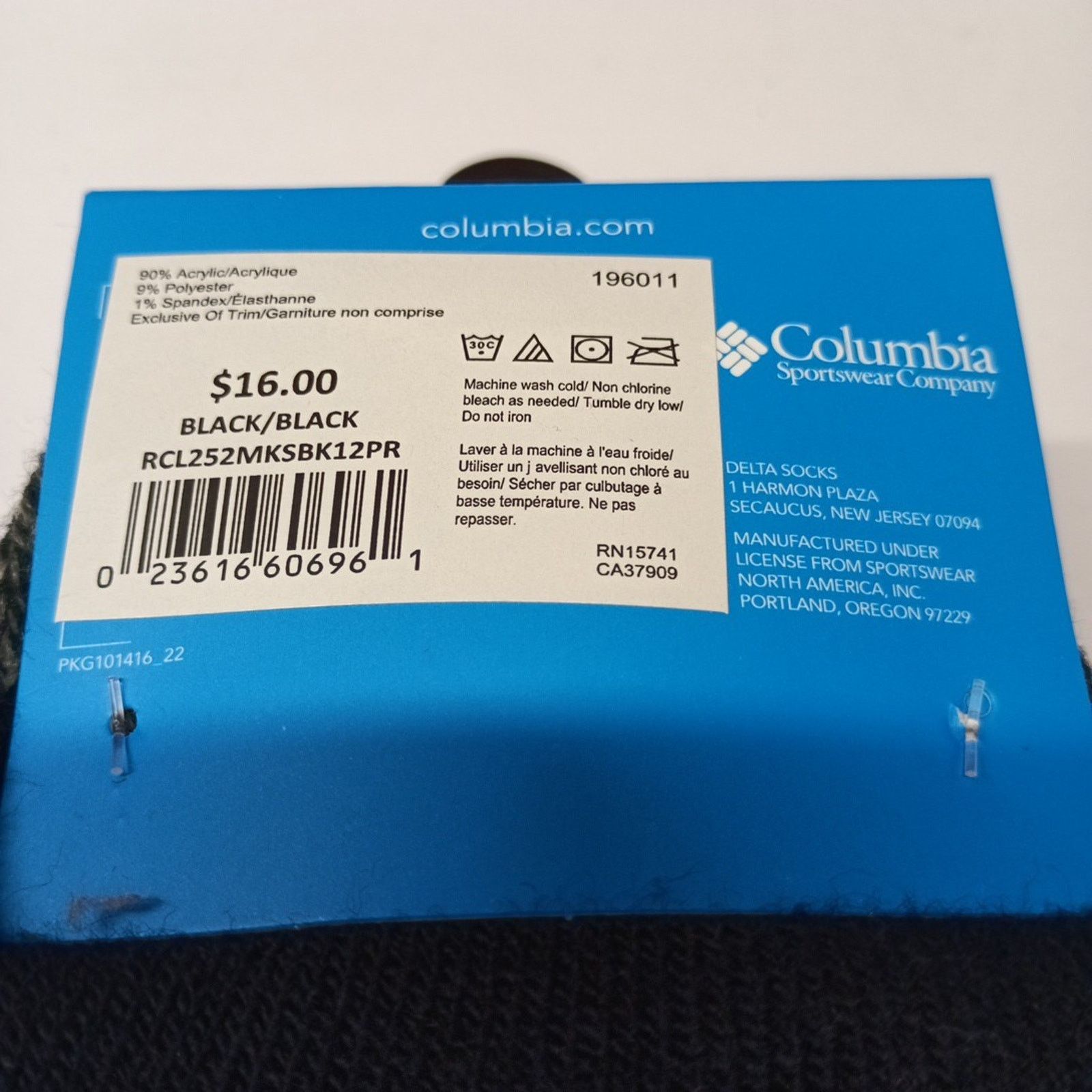 Columbia Columbia 2 Pair Fleece Lined Crew Socks Men's Size 6-12 Size ONE SIZE - 4 Thumbnail