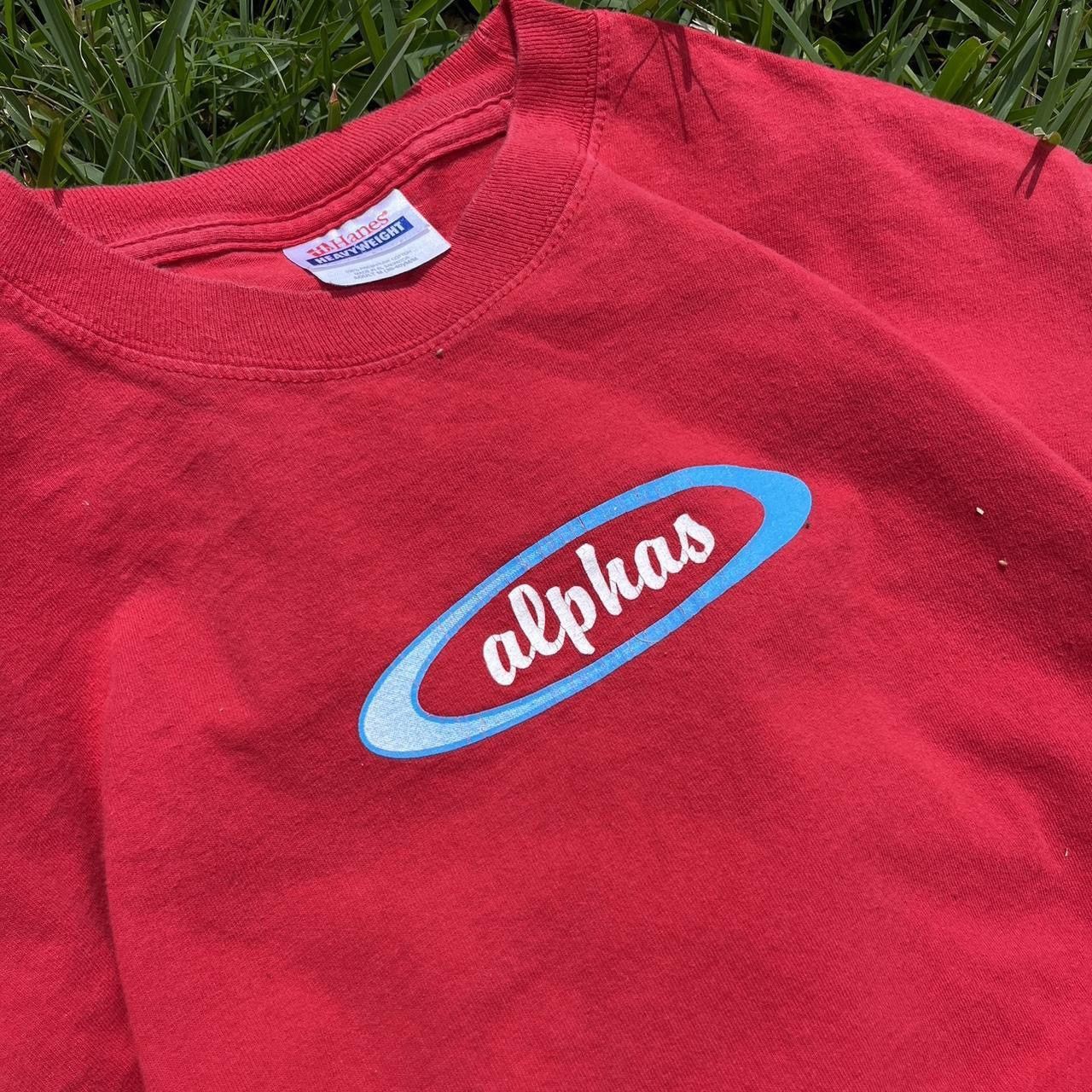 Hanes Vintage Y2K Hanes Graphic Tee – 2003 Alpha Sigma Surf Vibe Size US M / EU 48-50 / 2 - 3 Thumbnail