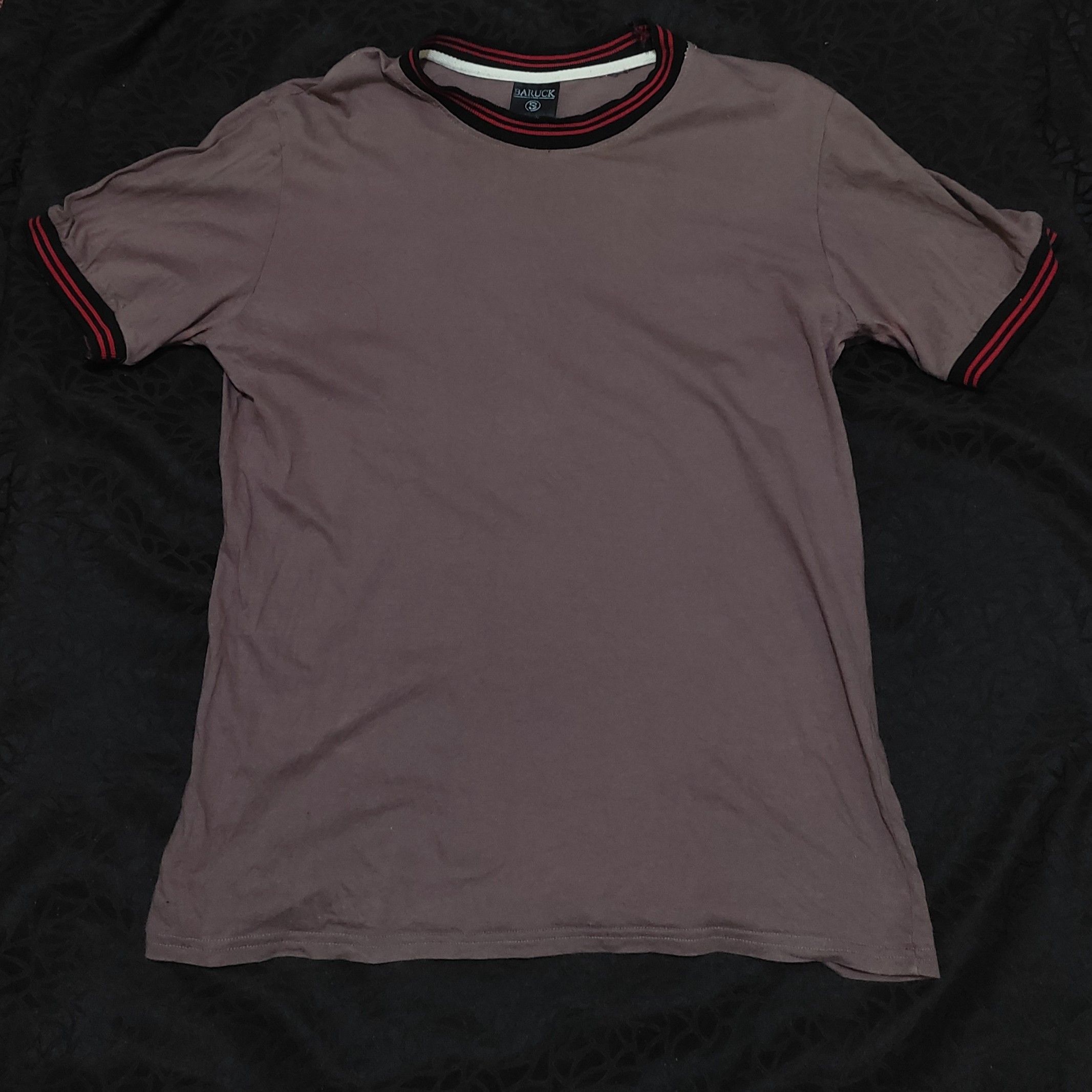 Japanese Brand × Vintage Vintage basic deep Taupe tee Size US S / EU 44-46 / 1 - 1 Thumbnail