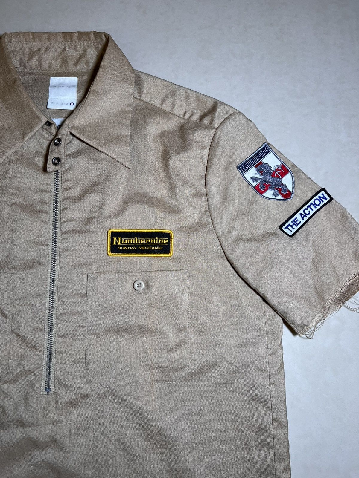 Number (N)ine Number (N)ine SS2000 Nomex Work Shirt Size US L / EU 52-54 / 3 - 3 Thumbnail