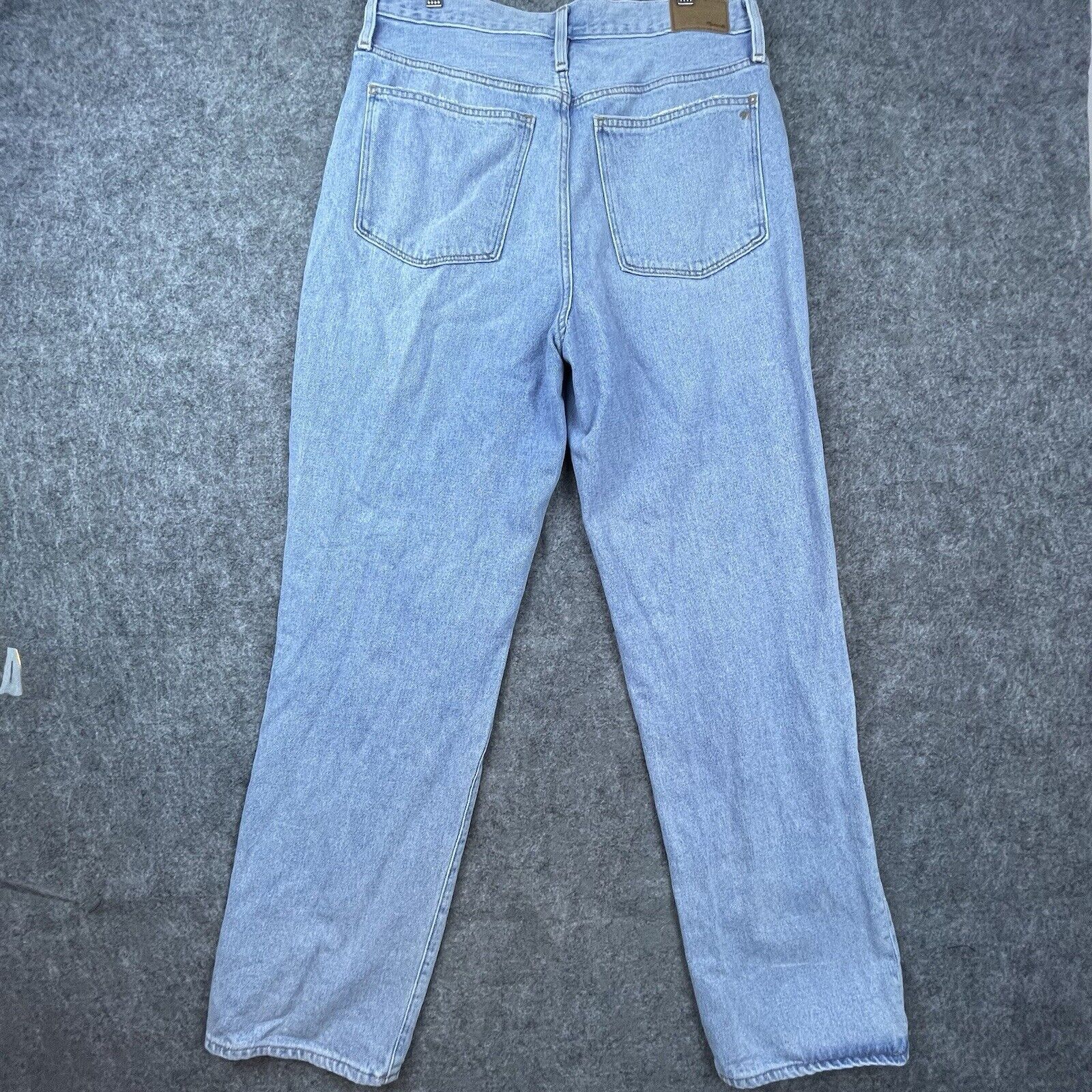 Madewell Madewell Jeans Womens 30 Baggy Straight Mom Thrashed Ripped Size 30" / US 8 / IT 44 - 2 Thumbnail