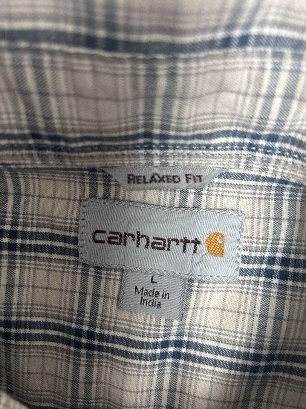 Carhartt Carhartt LG Plaid Button Down Short Sleeve Shirt Relaxed Size US L / EU 52-54 / 3 - 6 Thumbnail