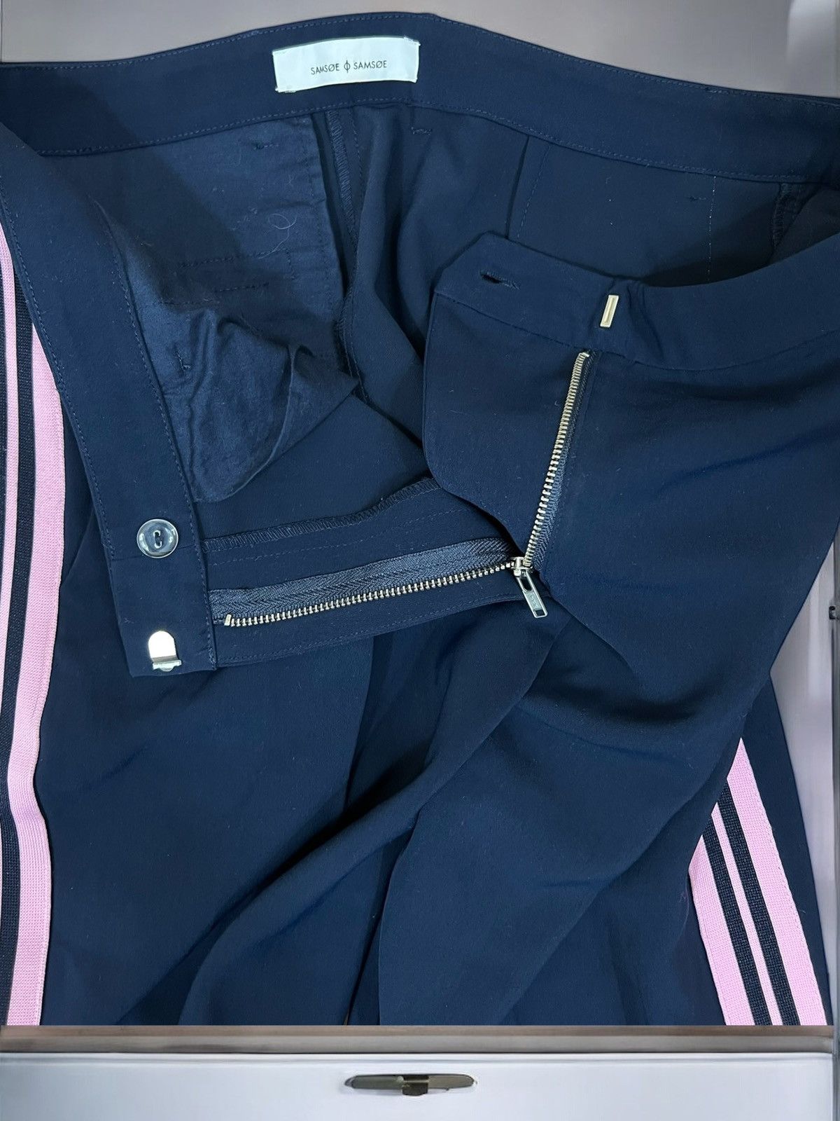 Samsoe Samsoe Samsoe Samsoe Navy Pants Size M Size 28" / US 6 / IT 42 - 5 Thumbnail