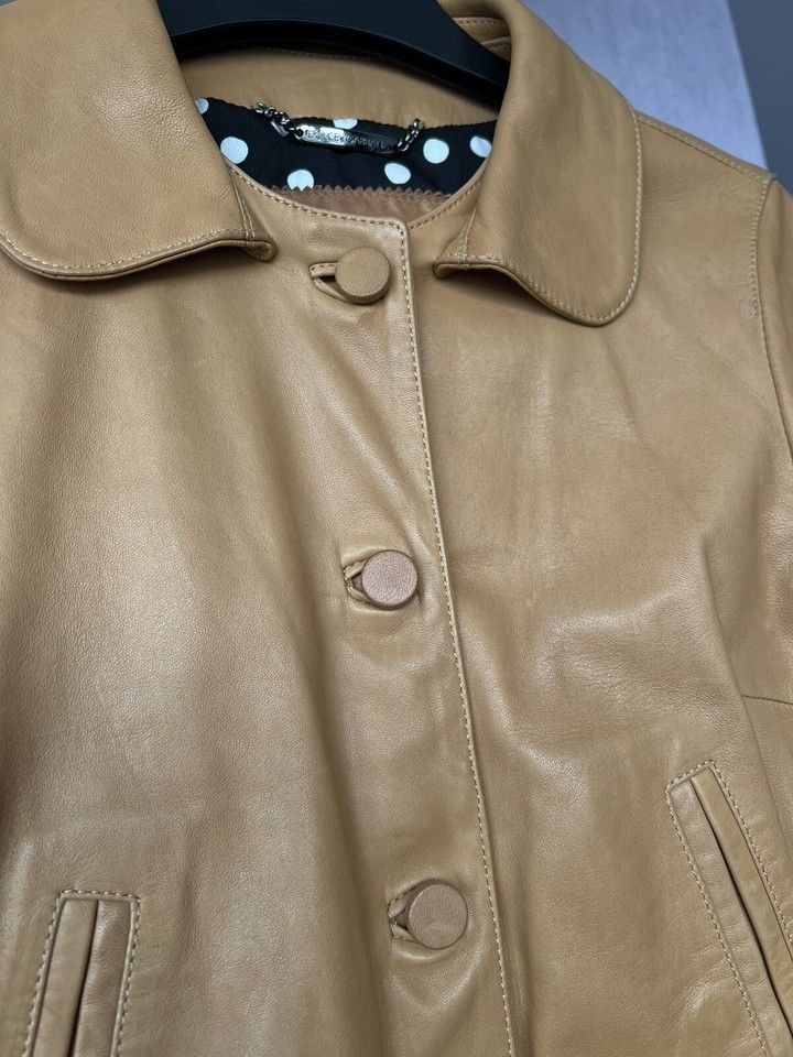 Dolce & Gabbana Dolce&Gabbana Women's Leather Bomber Jacket Size IT 38 /XXS Size XXS / US 00 / IT 34 - 4 Thumbnail