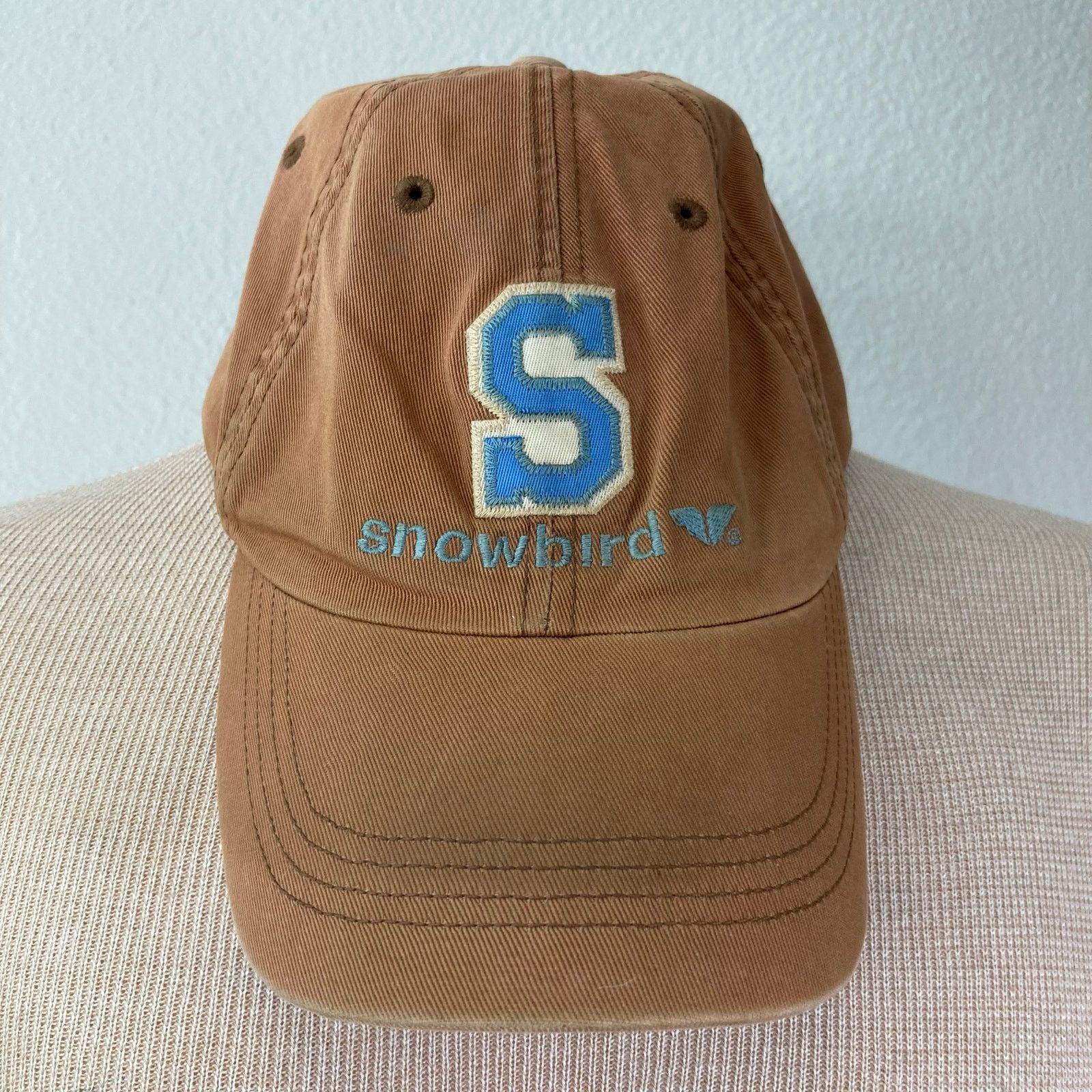 Other Snowbird "S" Embroidered Brown/Blue Adjustable Dad Hat Size ONE SIZE - 2 Thumbnail