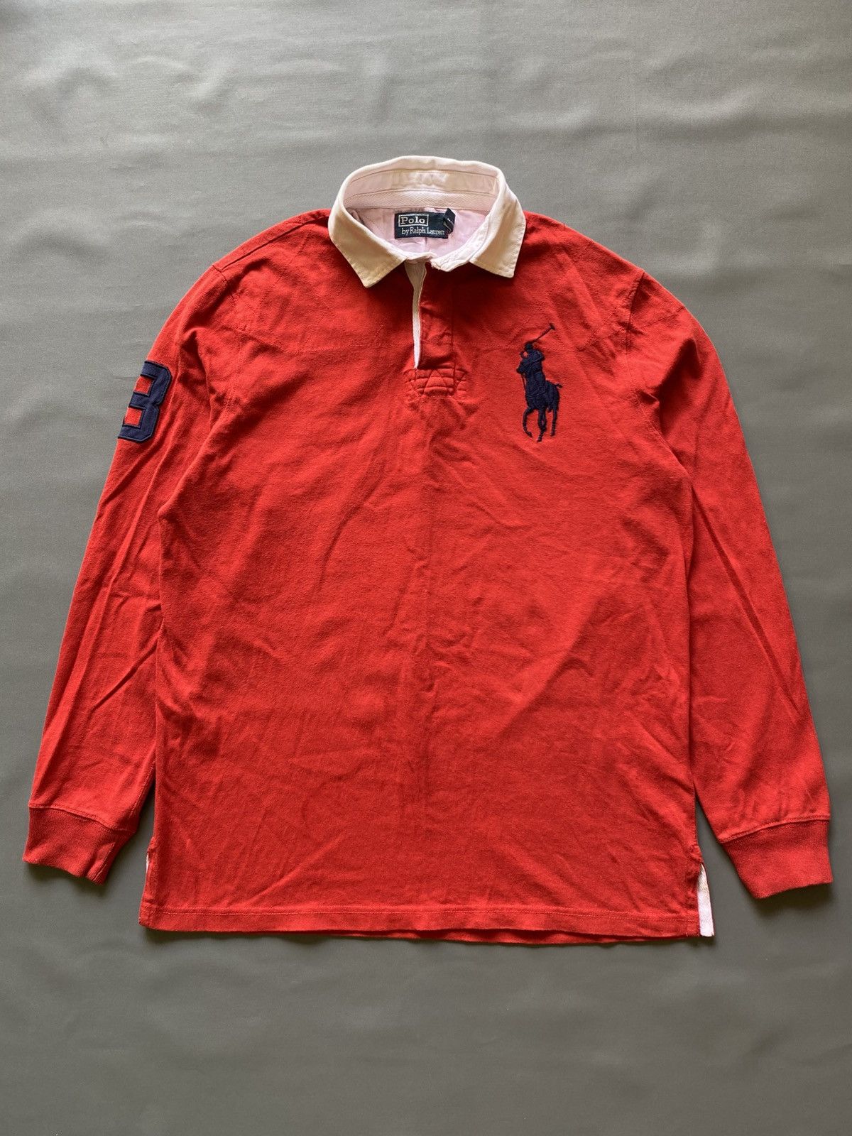 Polo Ralph Lauren Vintage Polo Ralph Lauren Rugby Tshirt Size US S / EU 44-46 / 1 - 1 Thumbnail