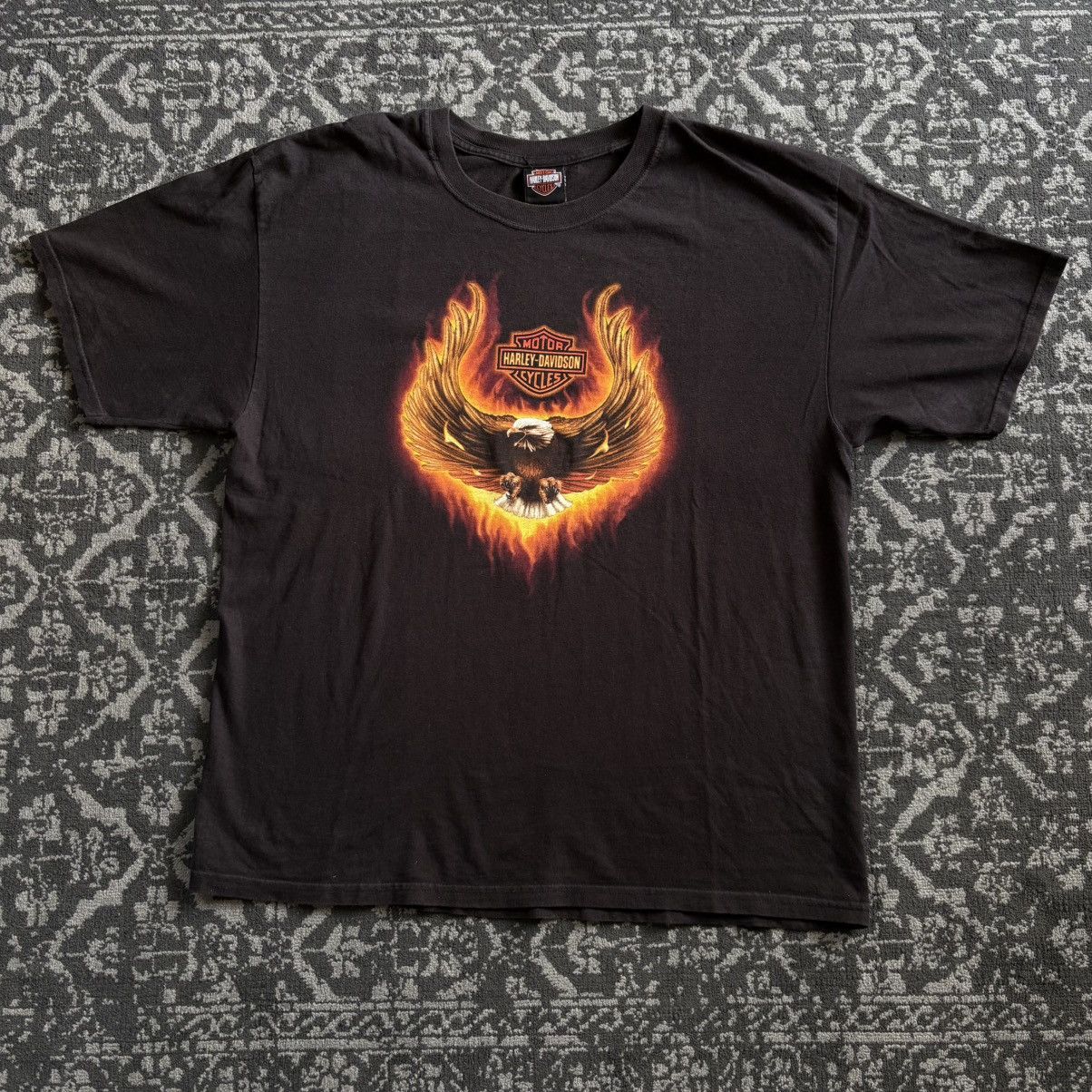 Harley Davidson × Vintage Harley Davidson Hollywood 2000 vintage tee Size US XL / EU 56 / 4 - 1 Thumbnail