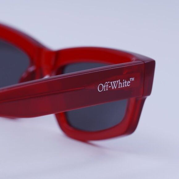 Off-White 🕶️New Off-White OERI135 MIRAMAR 2507 Sunglasses - Red Frame Size ONE SIZE - 6 Thumbnail