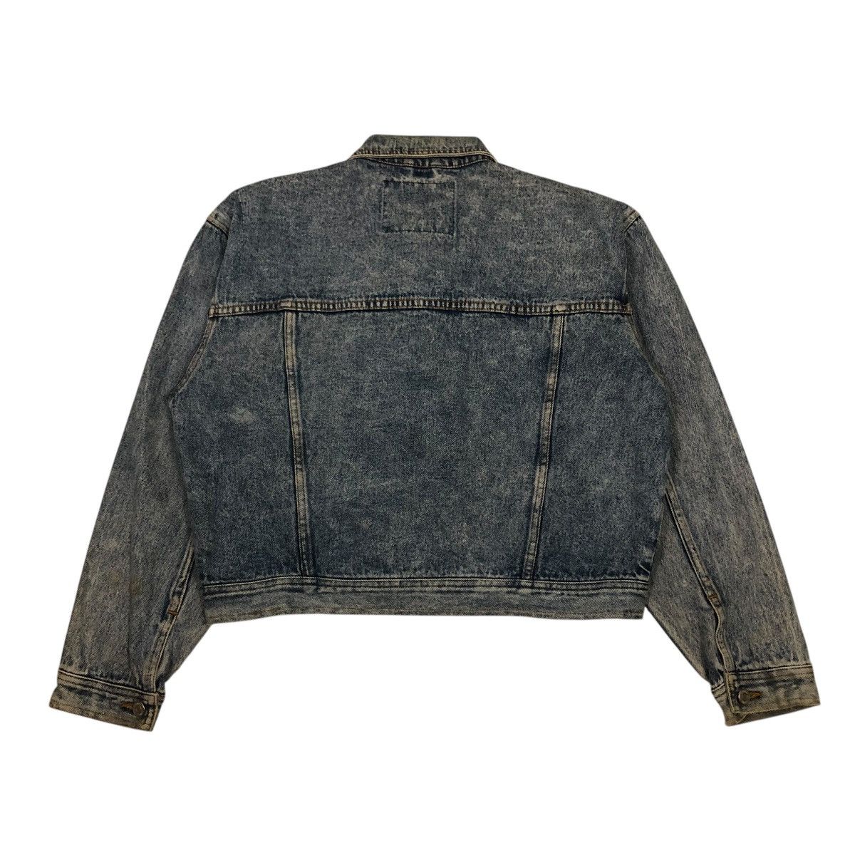 Japanese Brand 🔥VINTAGE BIKER DENIM JACKET EASY RIDE ACID ISSEY MIYAKE Size US L / EU 52-54 / 3 - 2 Thumbnail