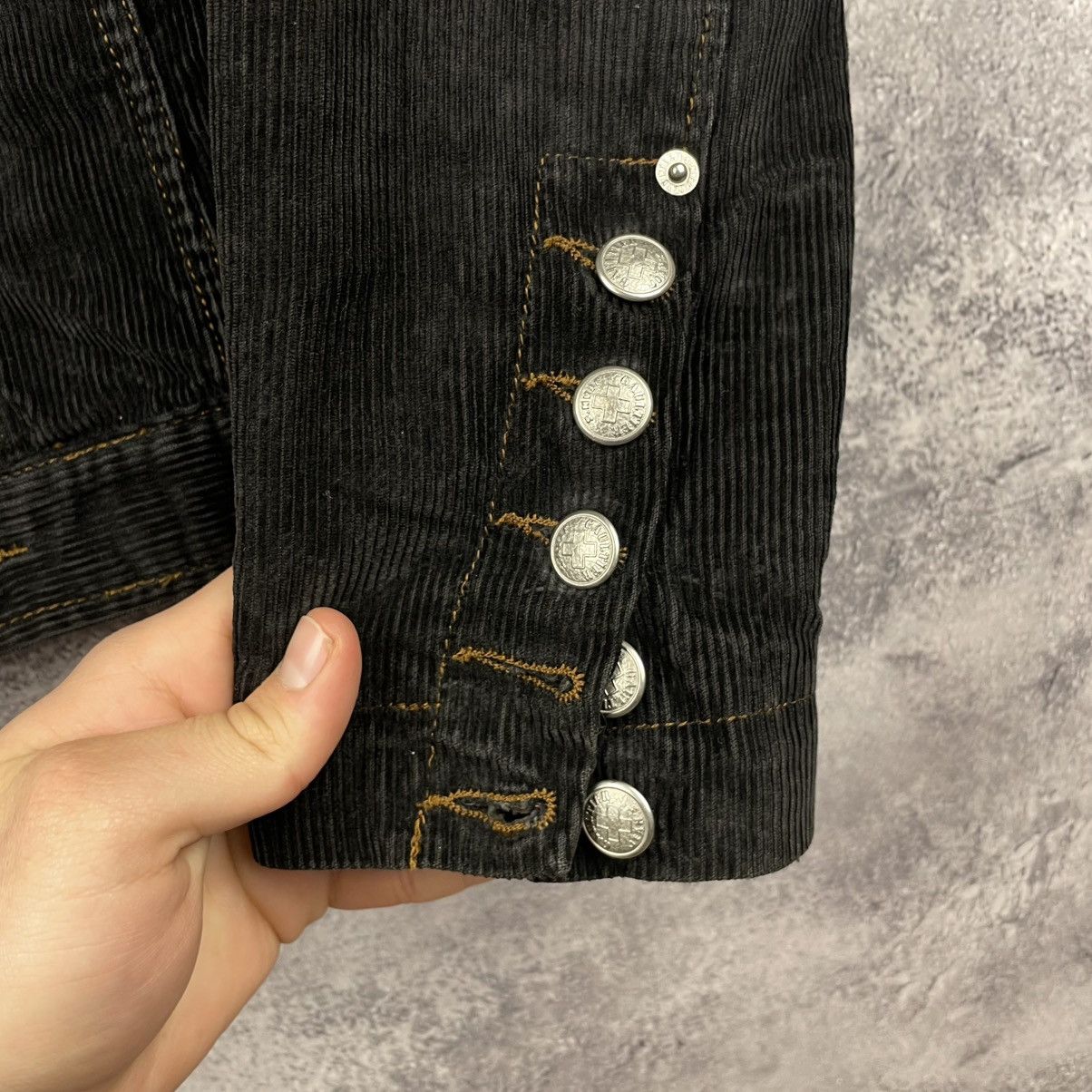 Jean Paul Gaultier Vintage Jean Paul Gaultier JPG Velvet Reversible Jacket Size S / US 4 / IT 40 - 7 Thumbnail
