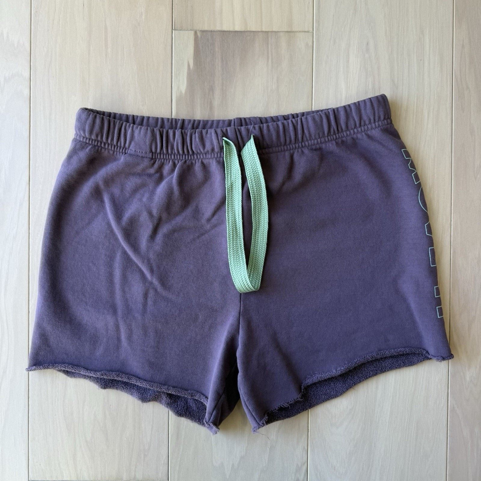 MOTHER Mother Shorts Large Purple Bender Sweat Fleece Bottoms Size 30" / US 8 / IT 44 - 3 Thumbnail
