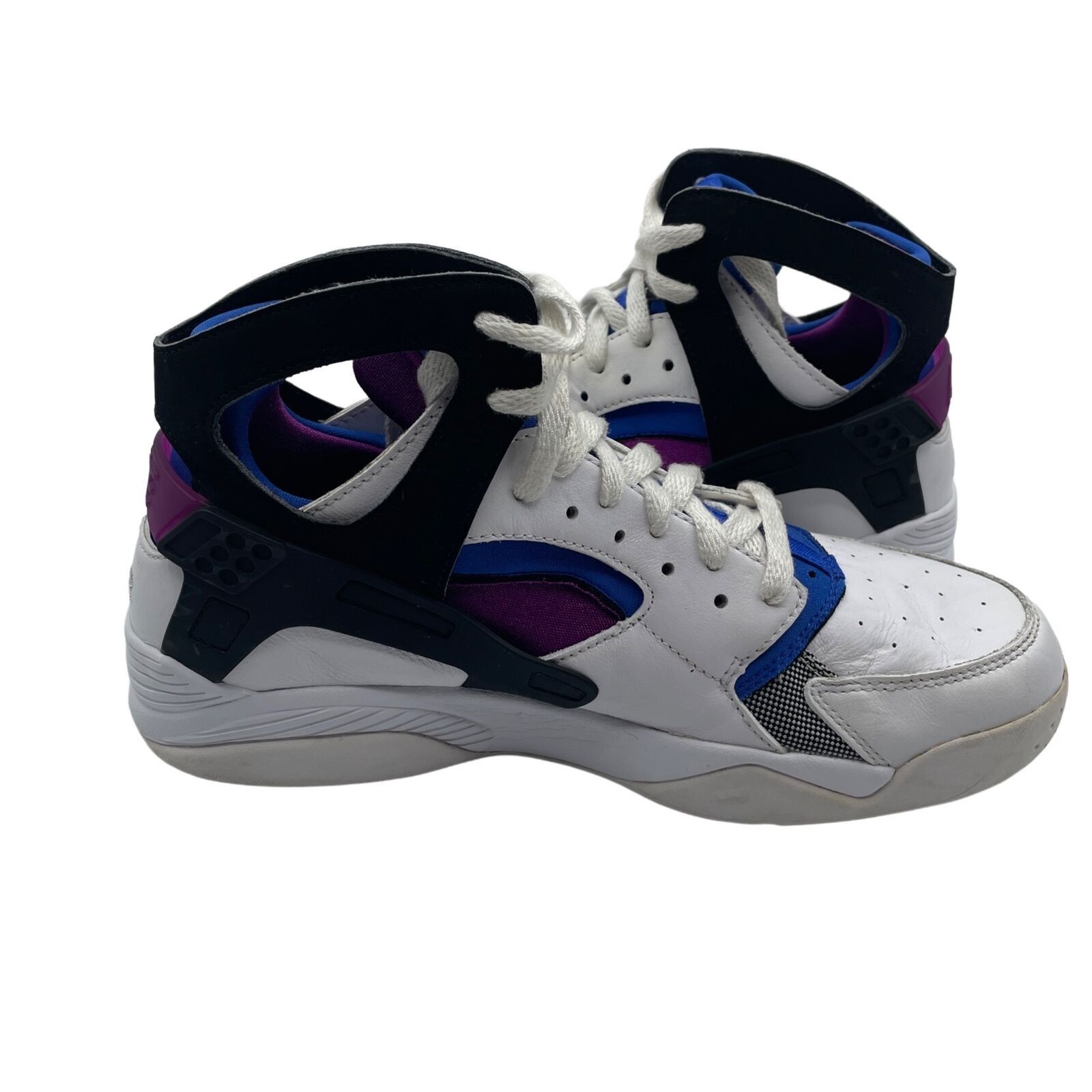 Nike Nike Air Huarache PRM QS Shoe White Blue Mens 8.5 Size US 8.5 / EU 41-42 - 6 Thumbnail