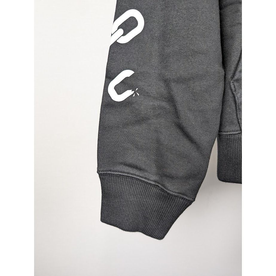 Off-White o1rshd1 Q:2 / Chain Arr Slim Zip Hoodie in Black/White Size US M / EU 48-50 / 2 - 12 Thumbnail