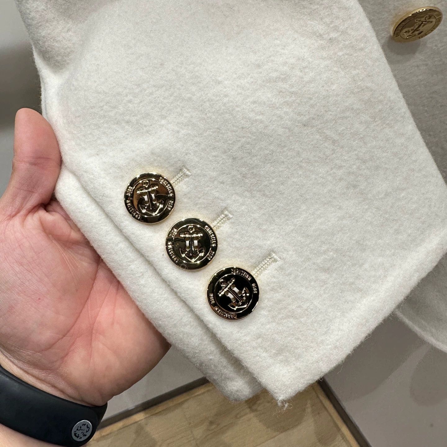 Dior Dior mar237 double-breasted anchor alpaca coat 36 Size XS / US 0-2 / IT 36-38 - 6 Thumbnail