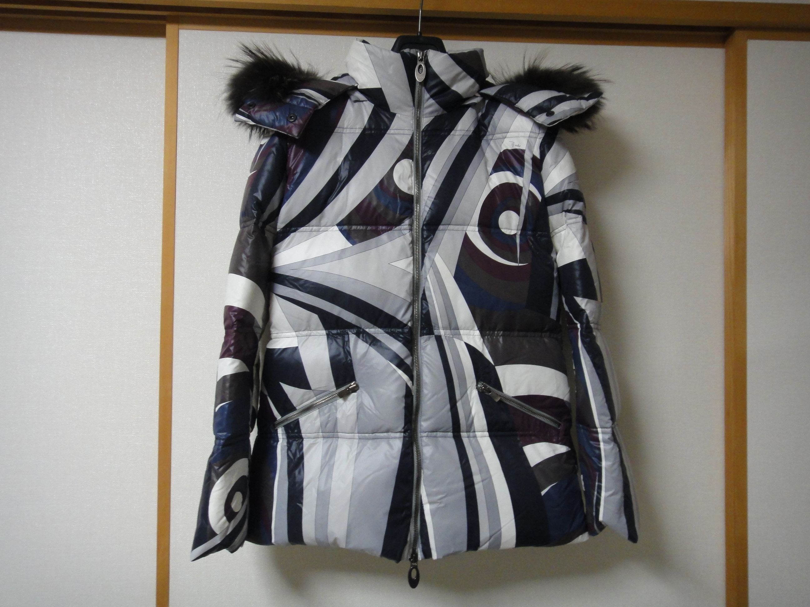 Emilio Pucci EMILIO PUCCI hoodie down jacket with double zip Size S / US 4 / IT 40 - 1 Thumbnail