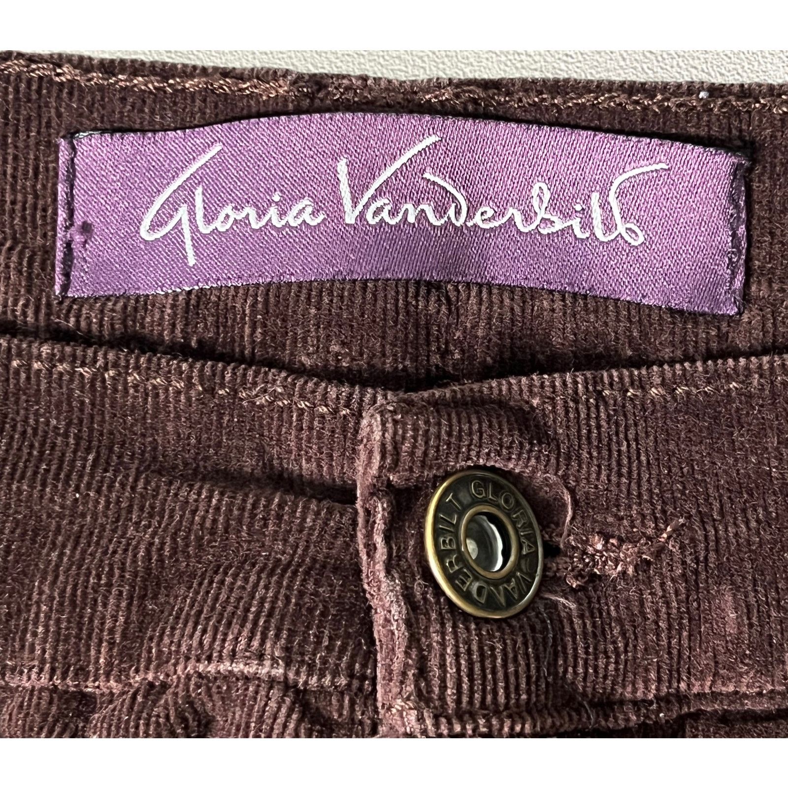 Gloria Vanderbilt Gloria Vanderbilt Amanda Brown Pants Size 10 Size 32" / US 10 / IT 46 - 14 Thumbnail