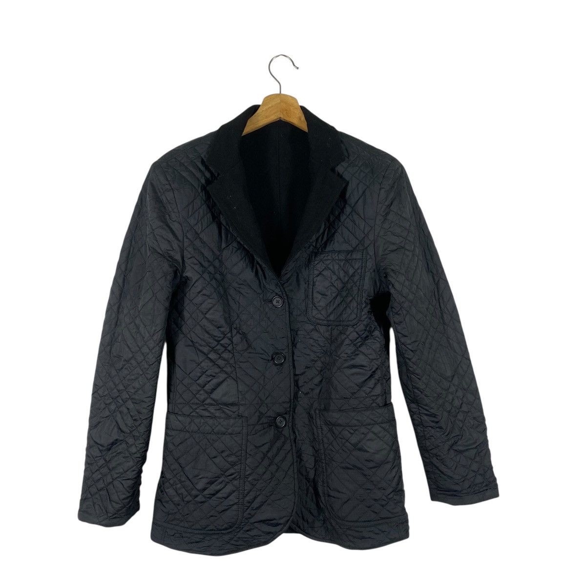 Levi's Levis Reversible Black Wool Blazer Quilted Jacket S Size Size US S / EU 44-46 / 1 - 11 Thumbnail