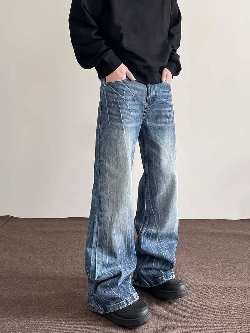 image of Vintage Retro Punk Pants in Denim, Men's (Size 31)