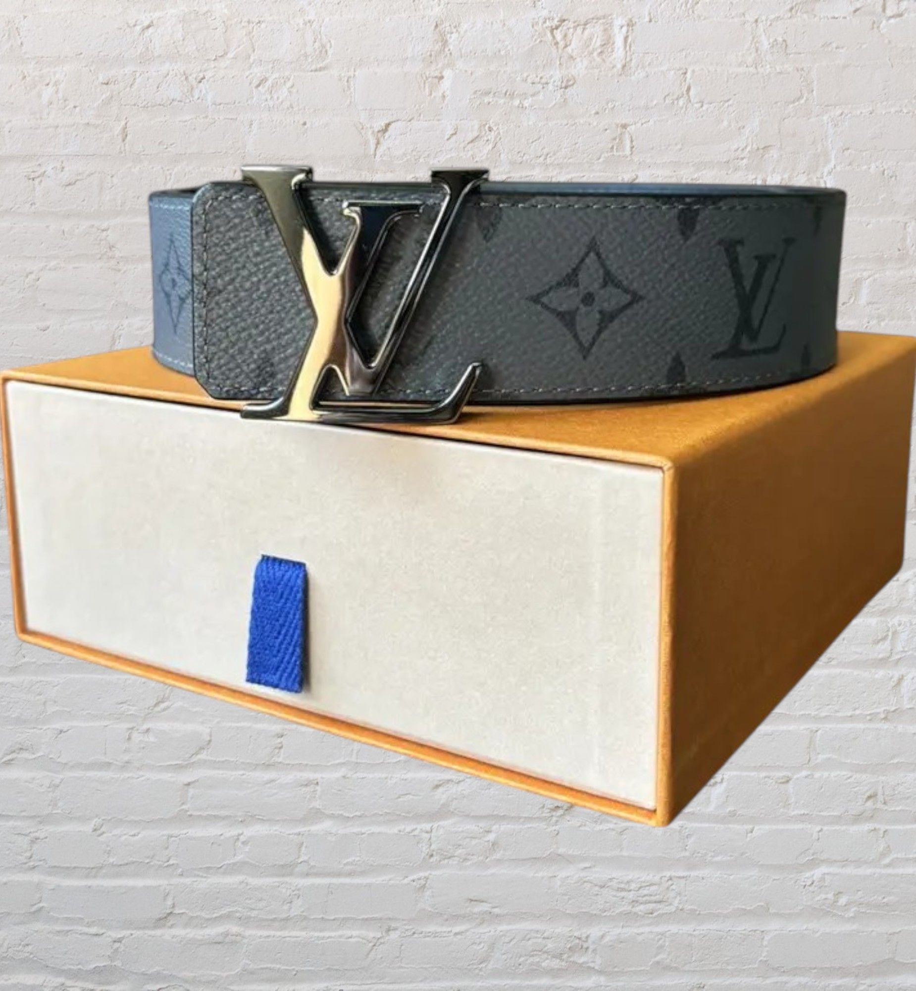 Louis Vuitton Louis Vuitton LV Monogram Reversible Belt M0285 Size 36 - 3 Thumbnail