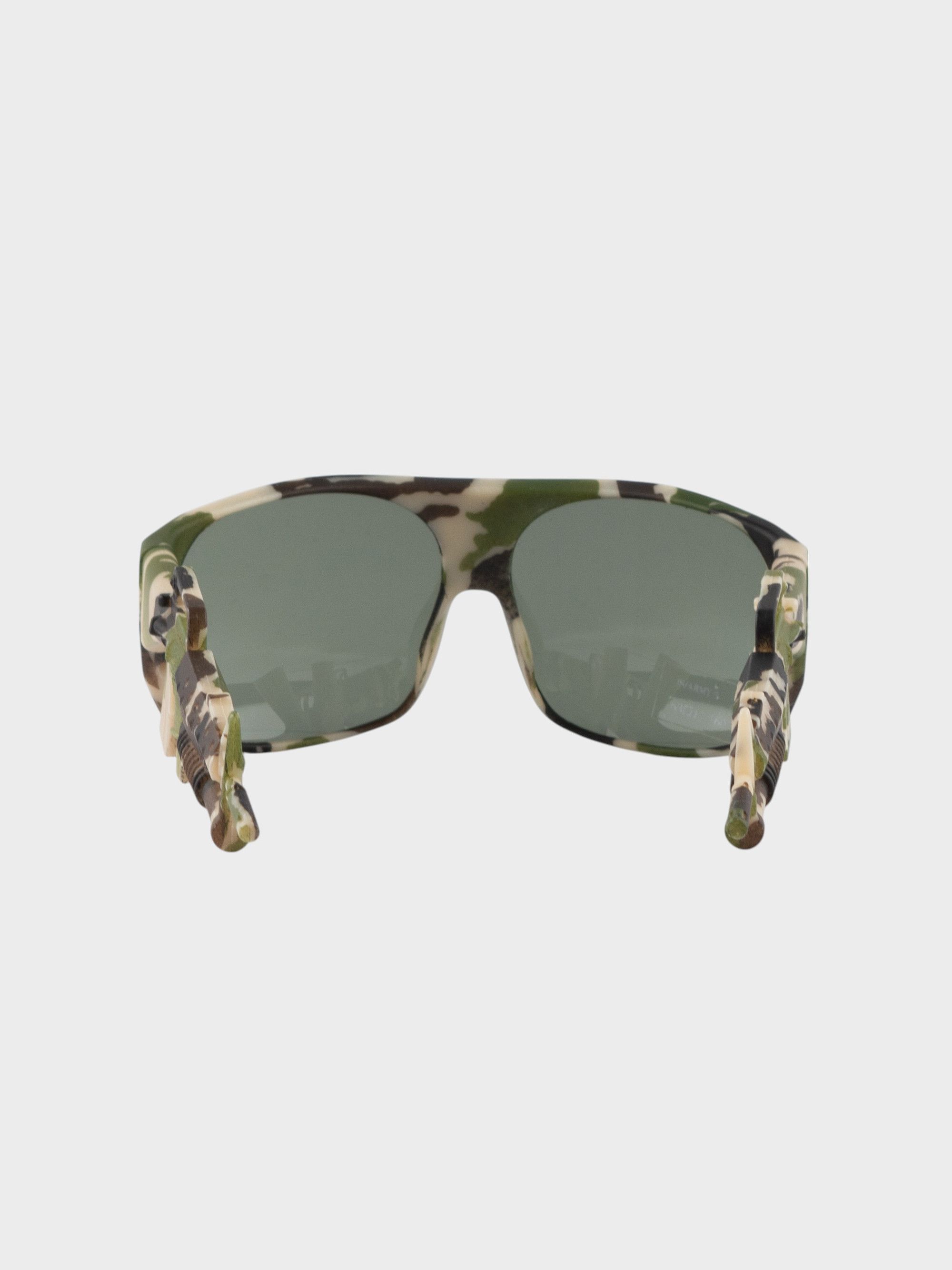 Jeremy Scott × Linda Farrow Linda Farrow X Jeremy Scott - S/S 2013 - army sunglasses Size ONE SIZE - 5 Thumbnail