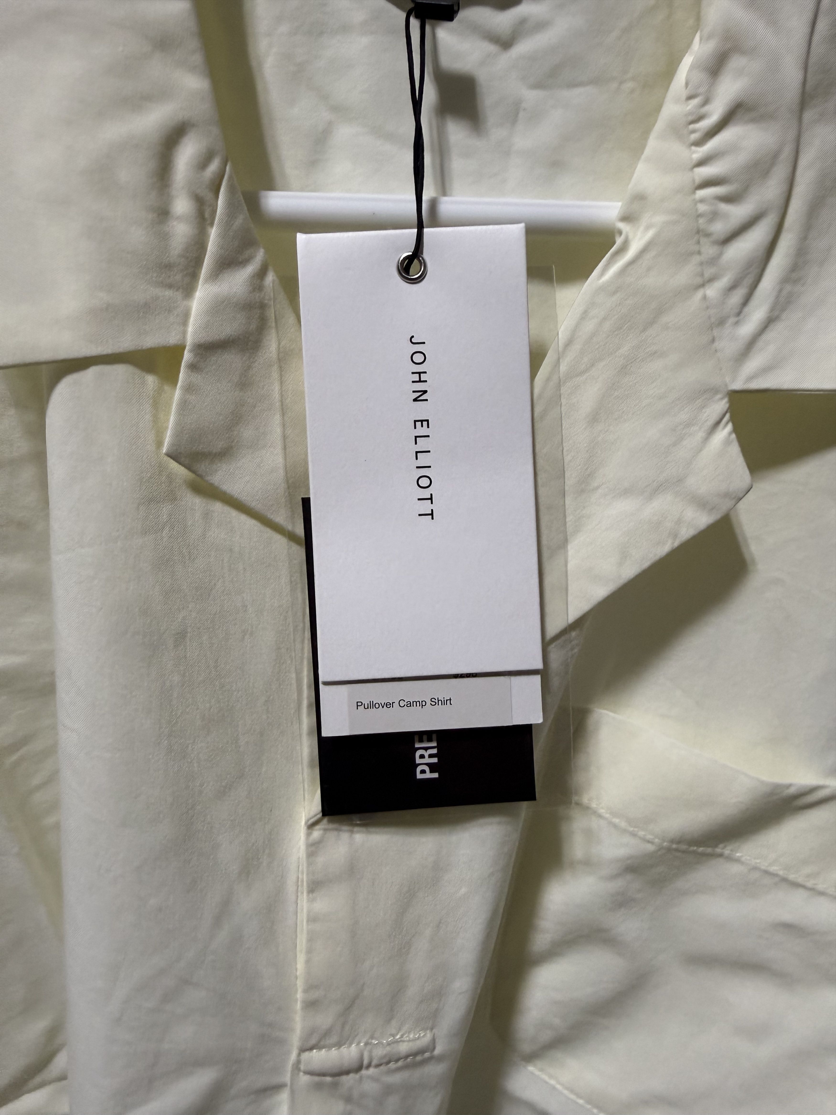 John Elliott John Elliott Pullover Camp Shirt 'Salt/Light Blue' Size US XL / EU 56 / 4 - 2 Thumbnail