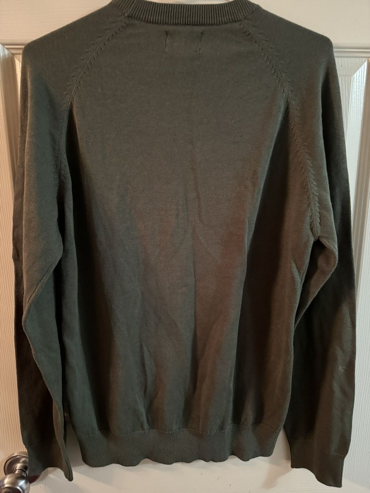 Thread Workshop Men’s UK threadbare dark green Pullover sweater Size US S / EU 44-46 / 1 - 4 Thumbnail