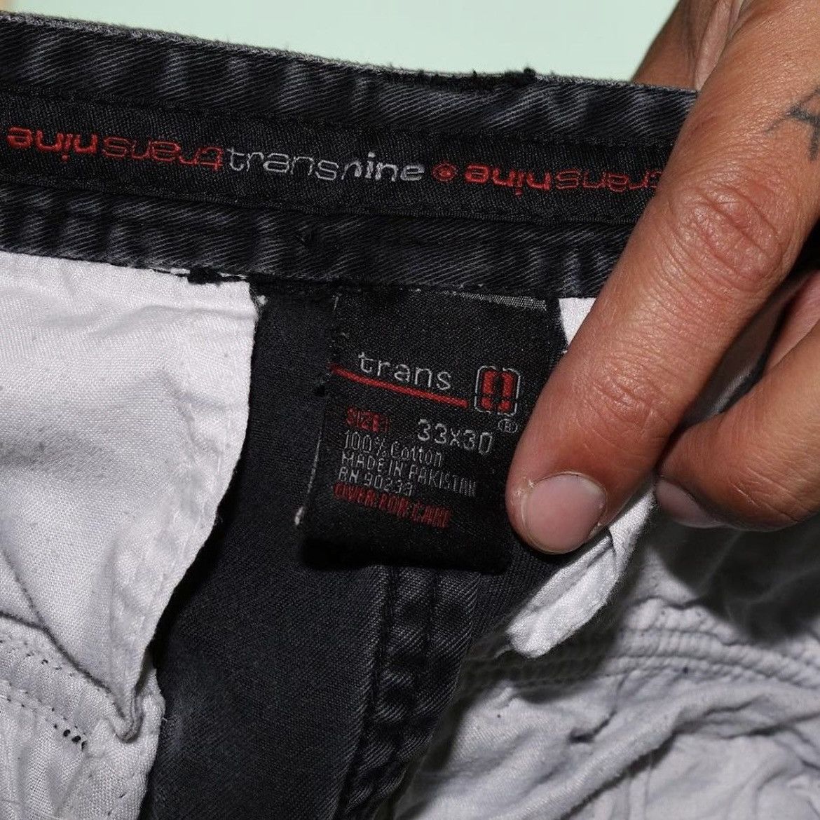 Vintage Vintage 2000s Transnine Baggy Cargos Size US 33 - 4 Thumbnail