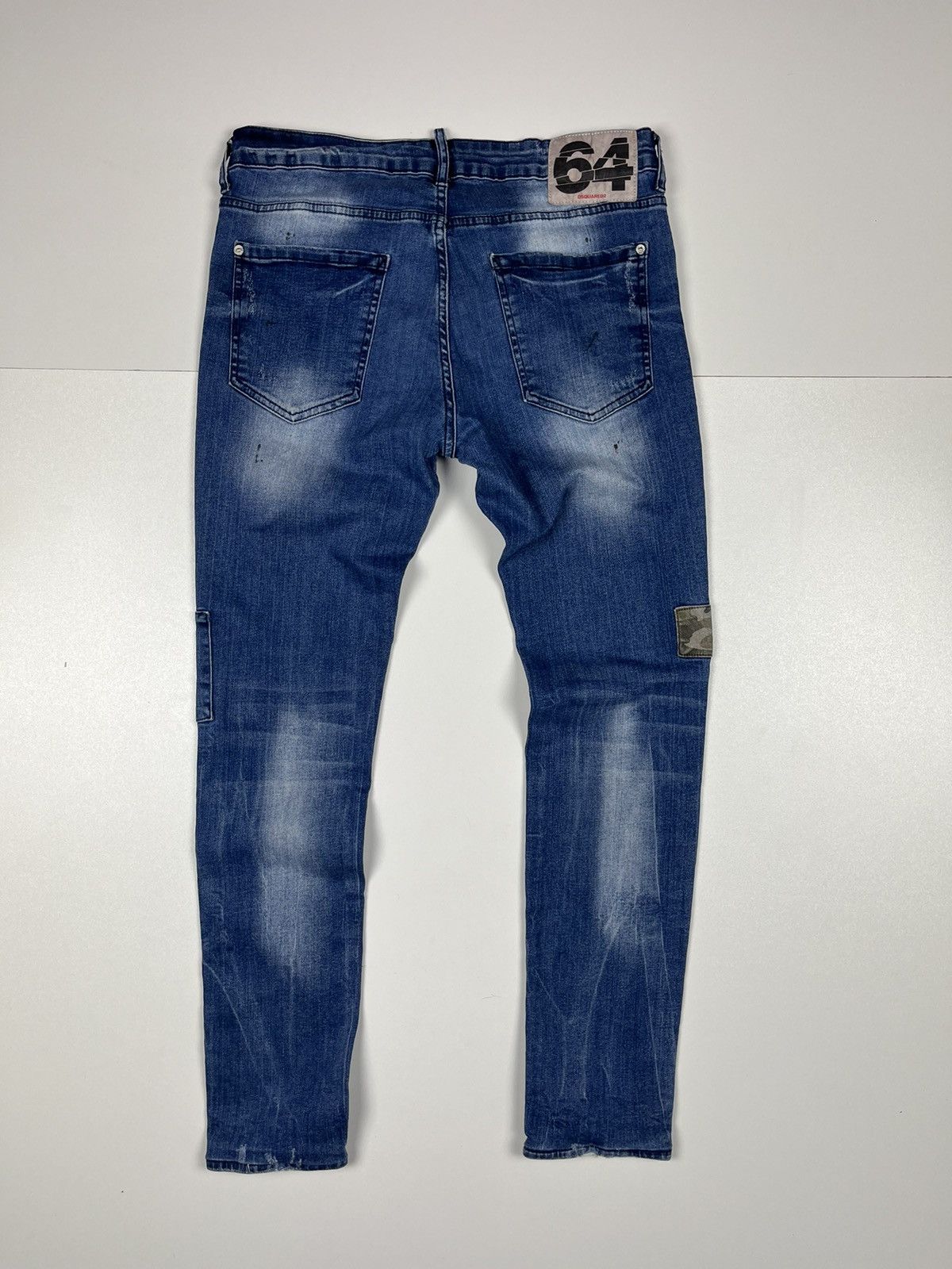 Dsquared2 Vintage Dsquared2 508 Cool Slim Lyc Distressed Denim Pants Size US 34 / EU 50 - 2 Thumbnail