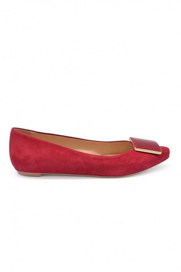 Tod's Suede ballet flats Size US 7 / IT 37 - 1 Thumbnail