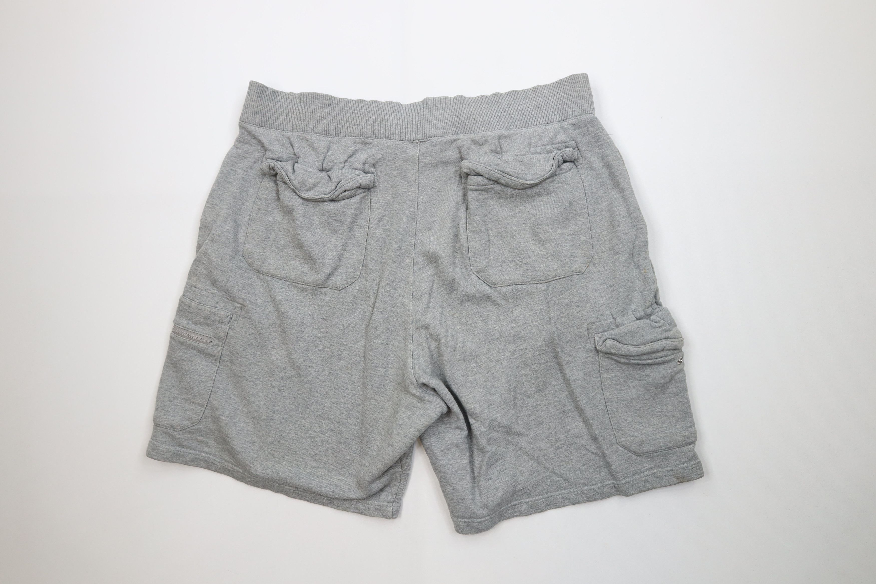 Nike Vintage Nike Mini Swoosh Heavy French Terry Cargo Shorts Size US 36 / EU 52 - 11 Thumbnail