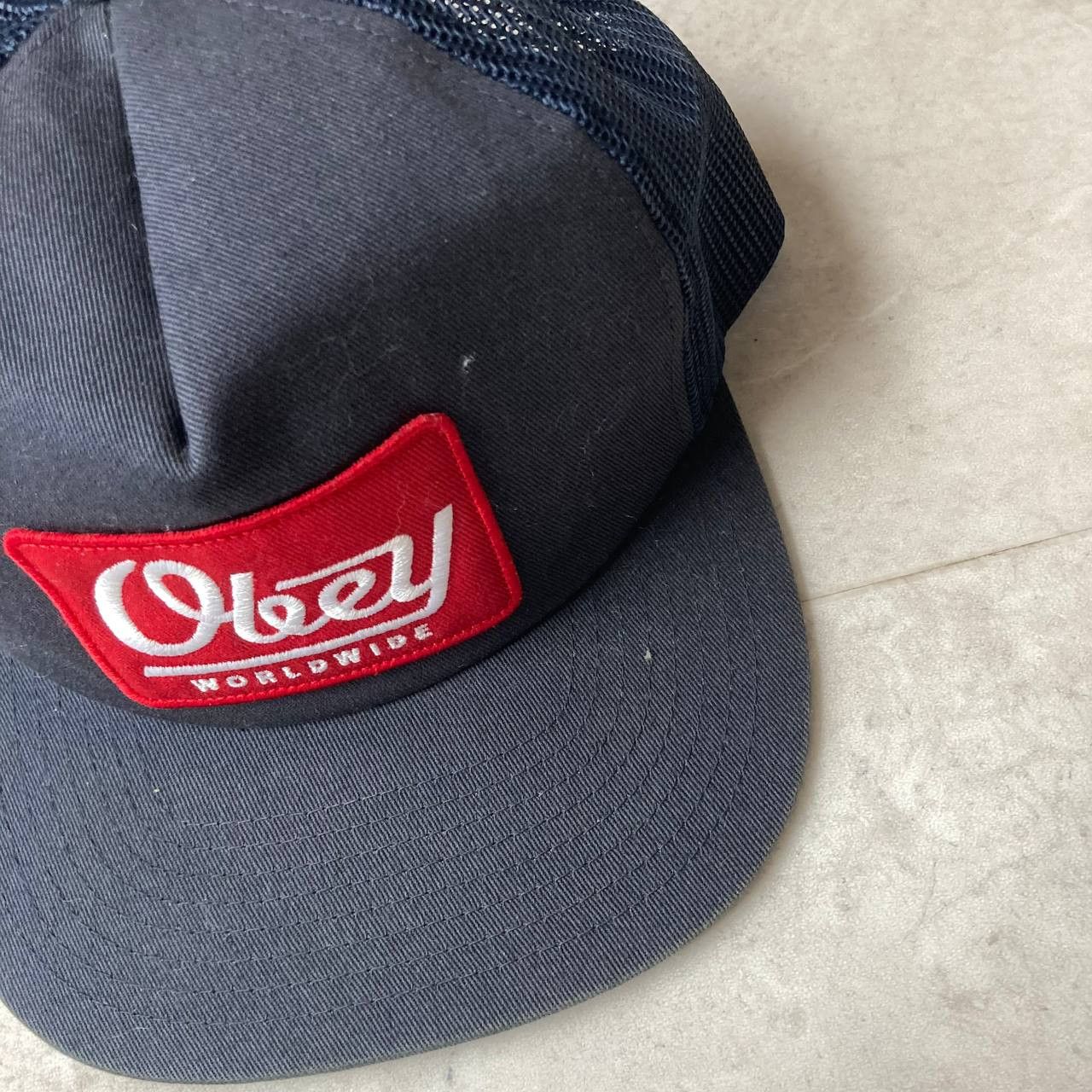 Obey Vintage Obey Worldwide Trucker Hat Size ONE SIZE - 2 Thumbnail