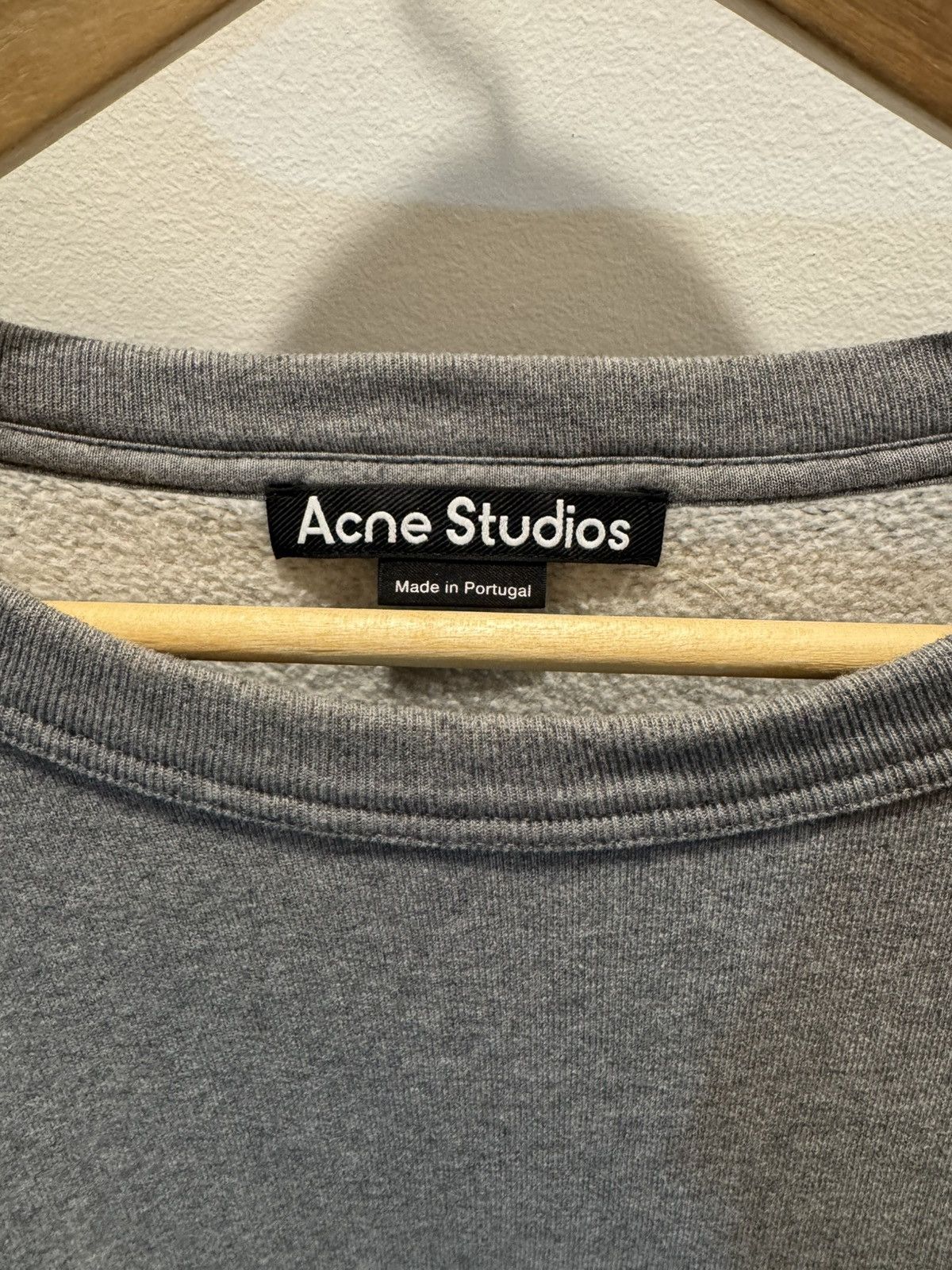 Acne Studios Acne Studio grey sweatshirt Size US L / EU 52-54 / 3 - 3 Thumbnail